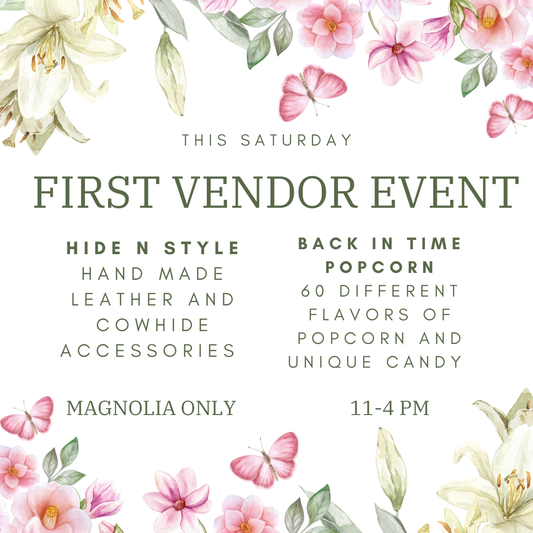 FIRST VENDORS EVENT!!🩷💐🌷
