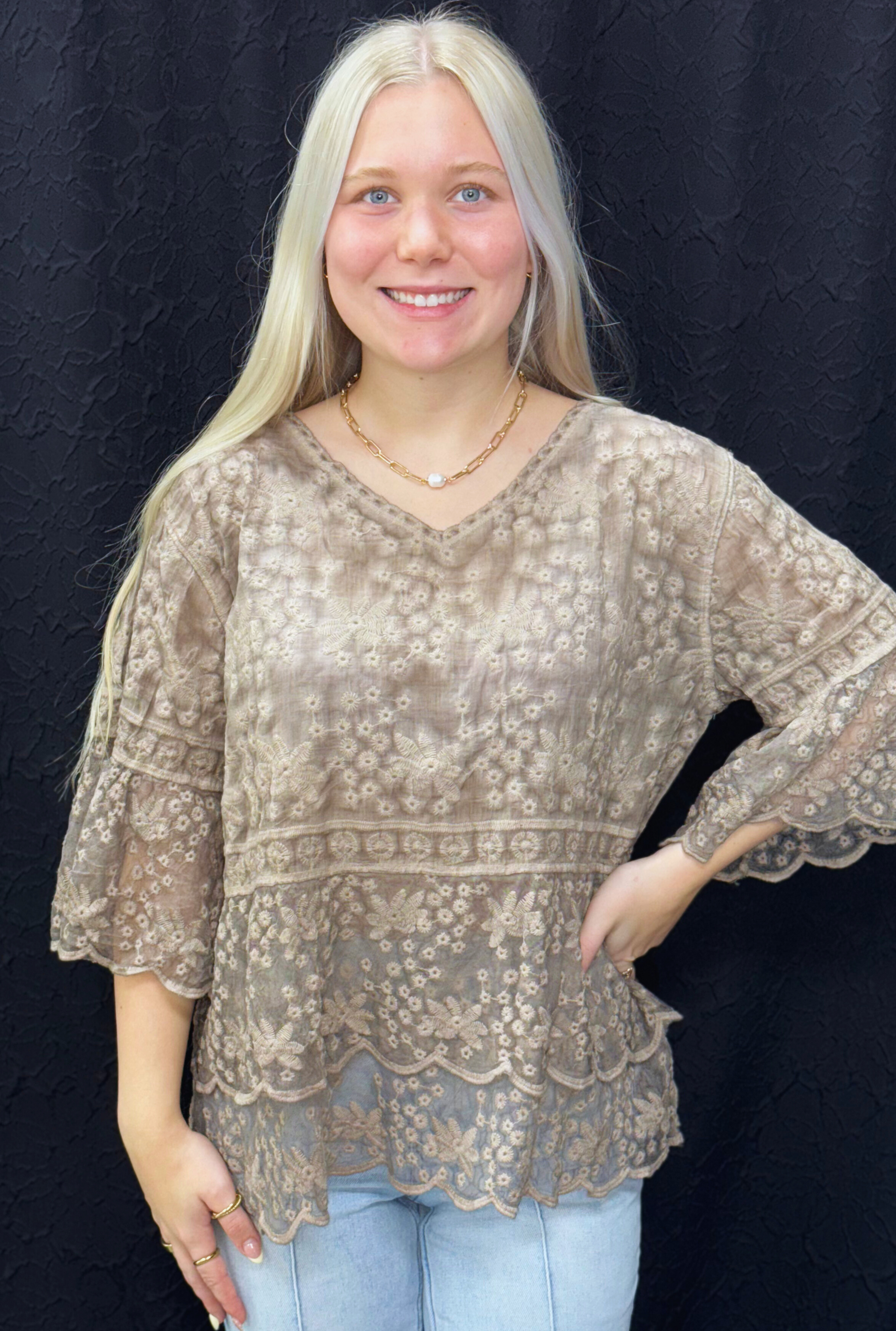 LACE LEANA TOP