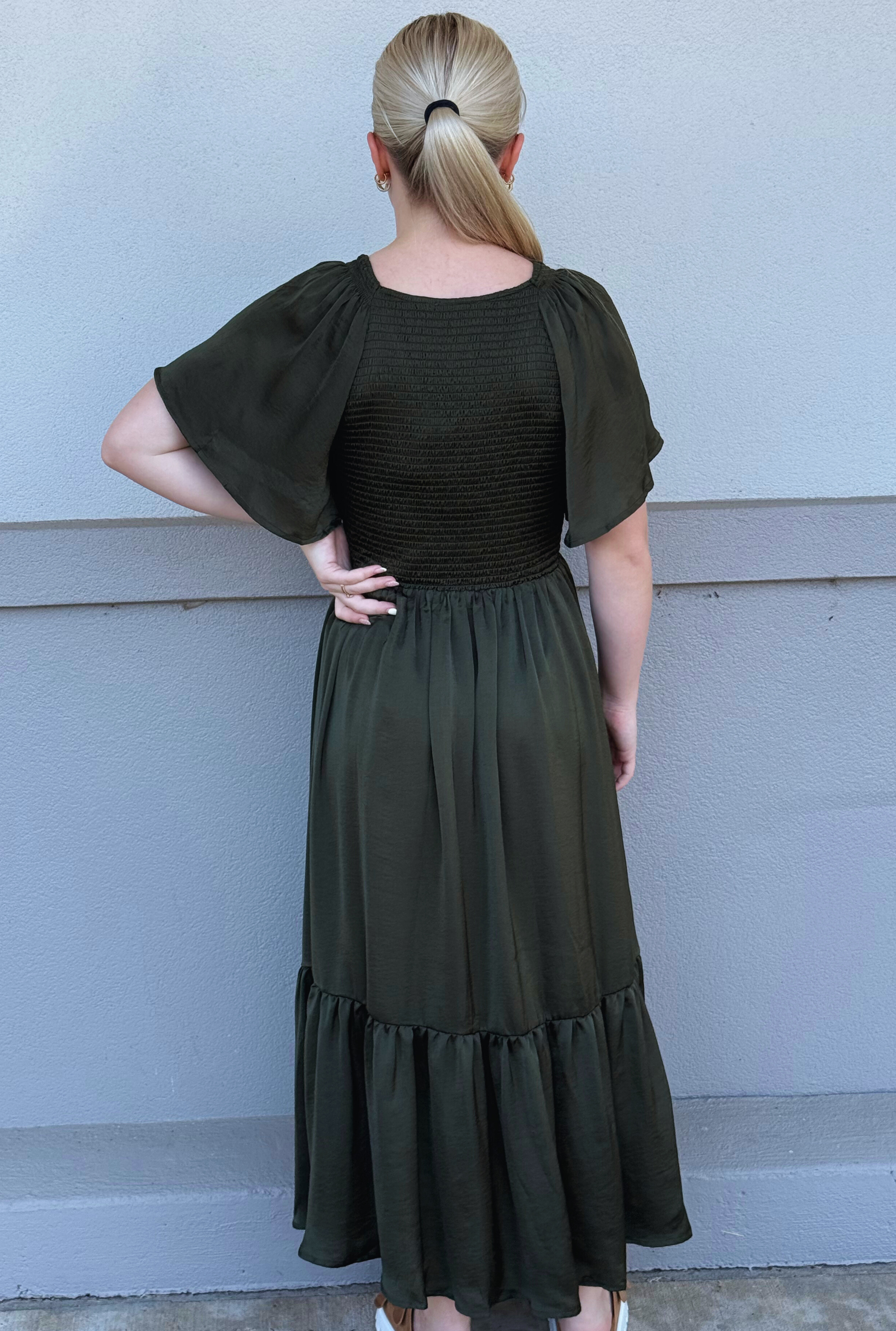 OLIVE GINNY DRESS