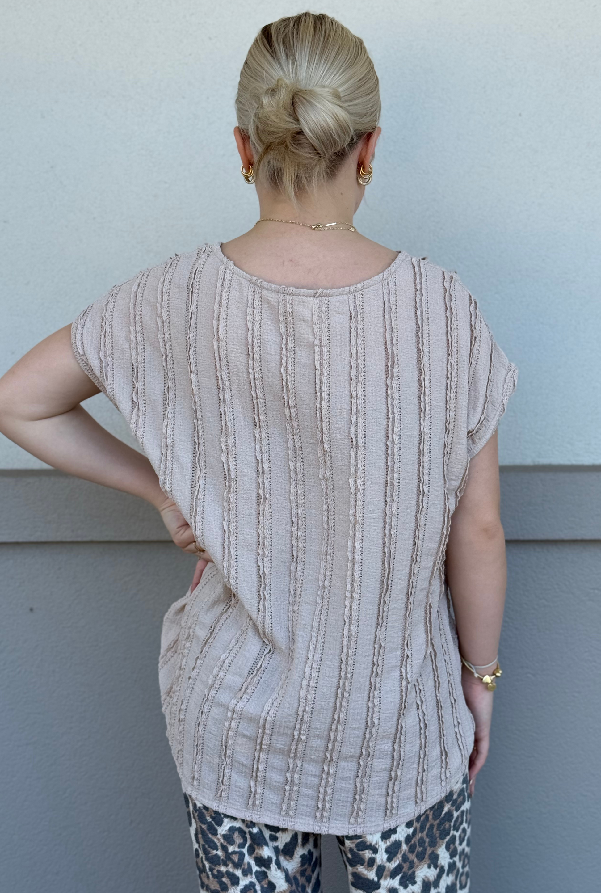 BEIGE TONI TOP