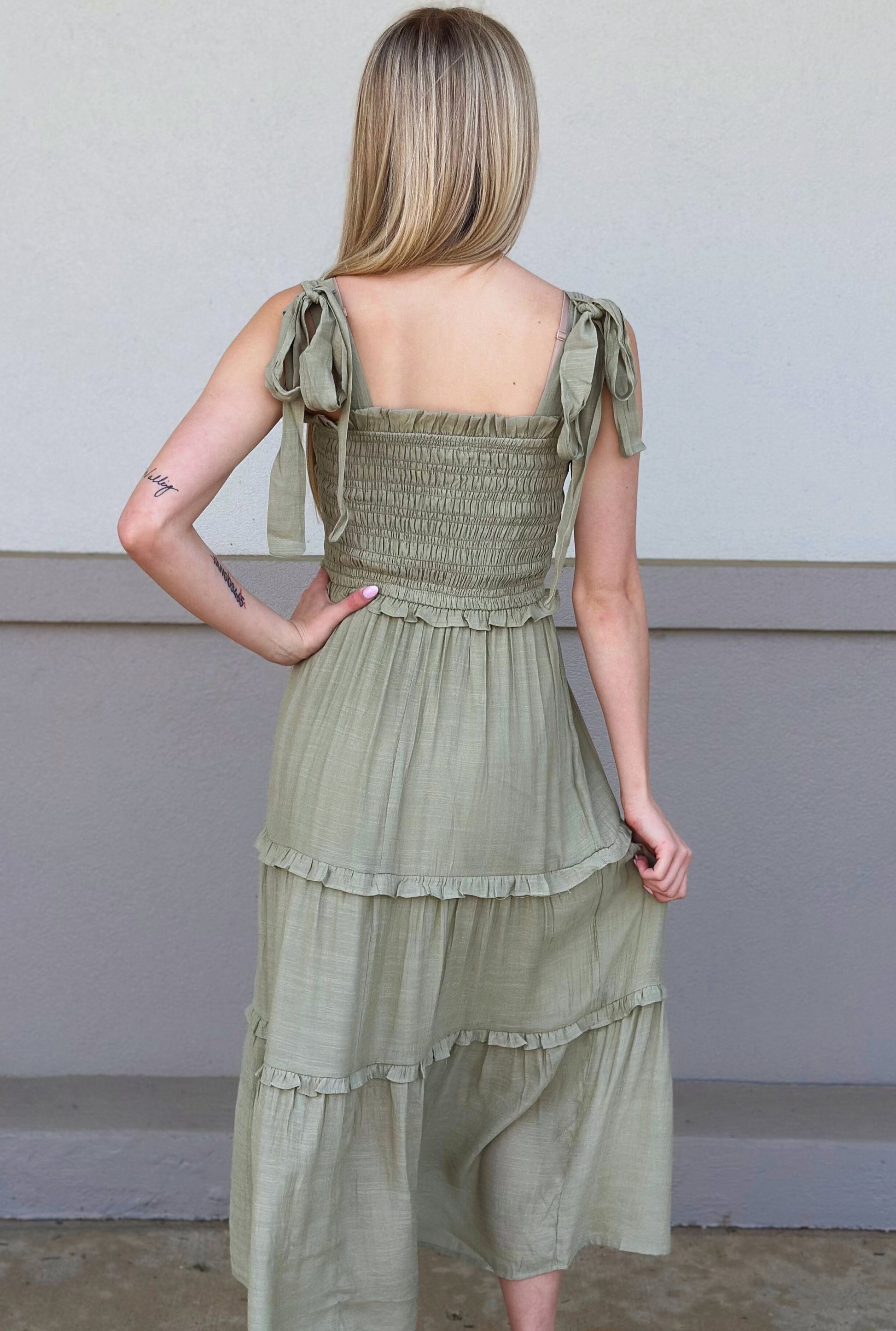 SAGE SUMMER DRESS