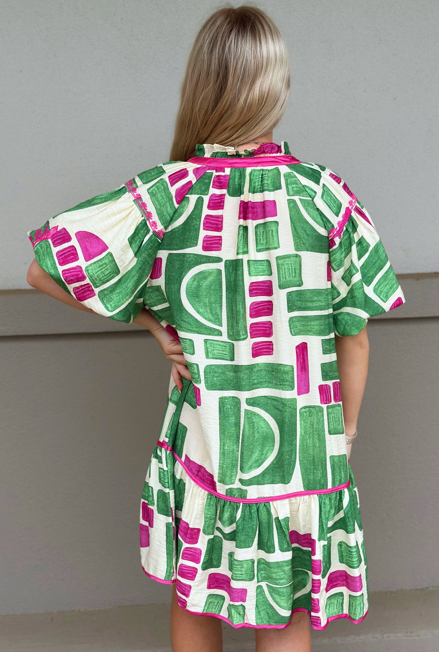 GREEN DARLA DRESS