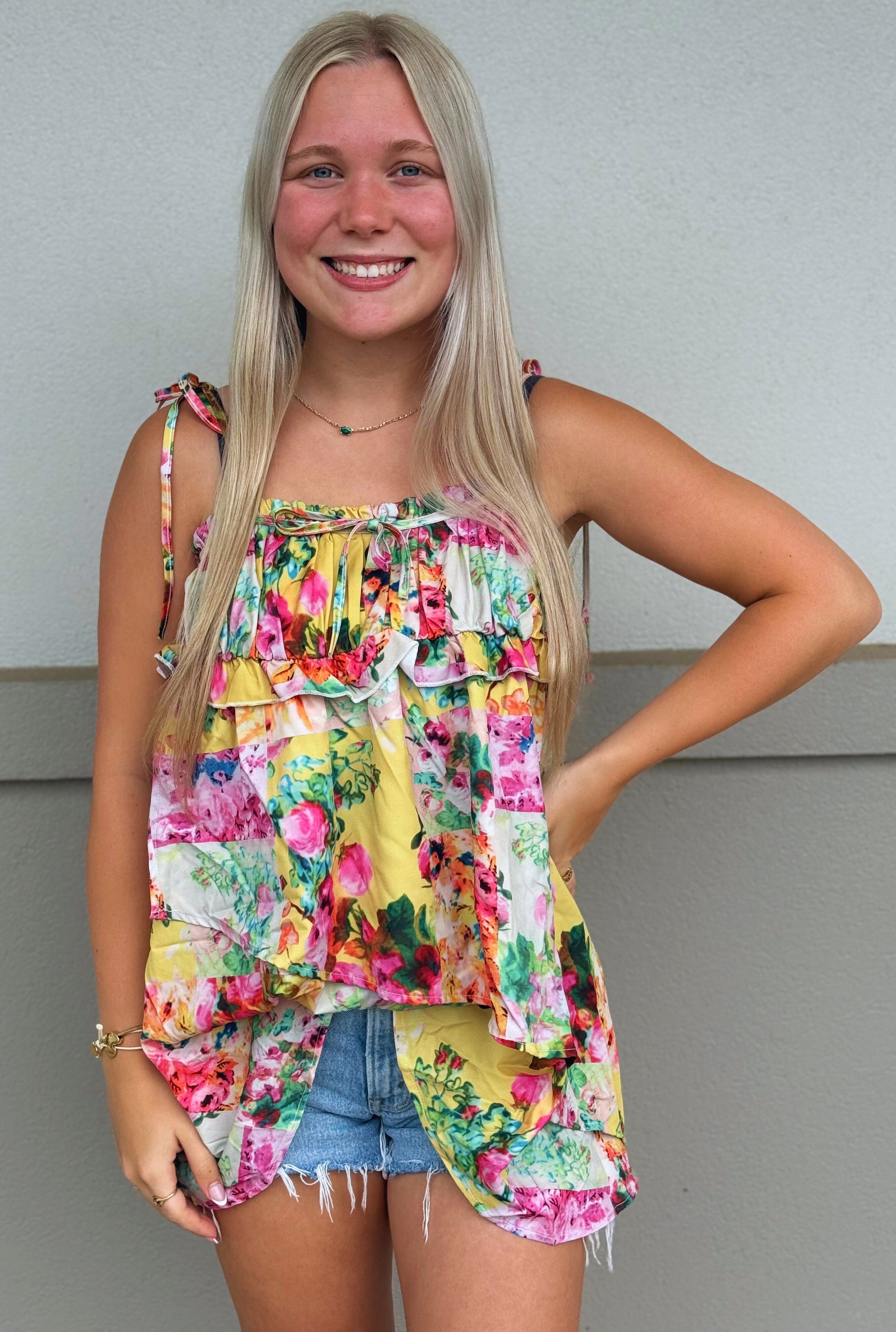 HERE COMES SPRING TUNIC