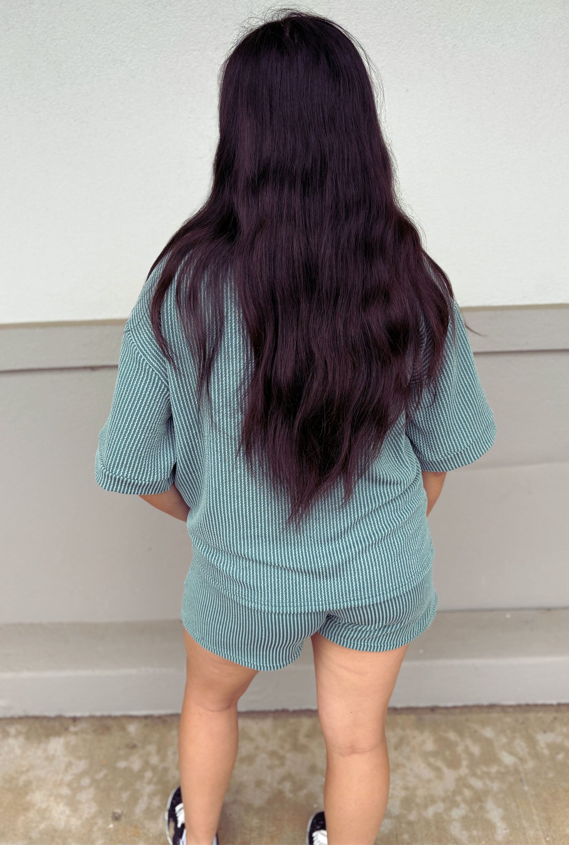 TEAL PERFECT SHORT SET