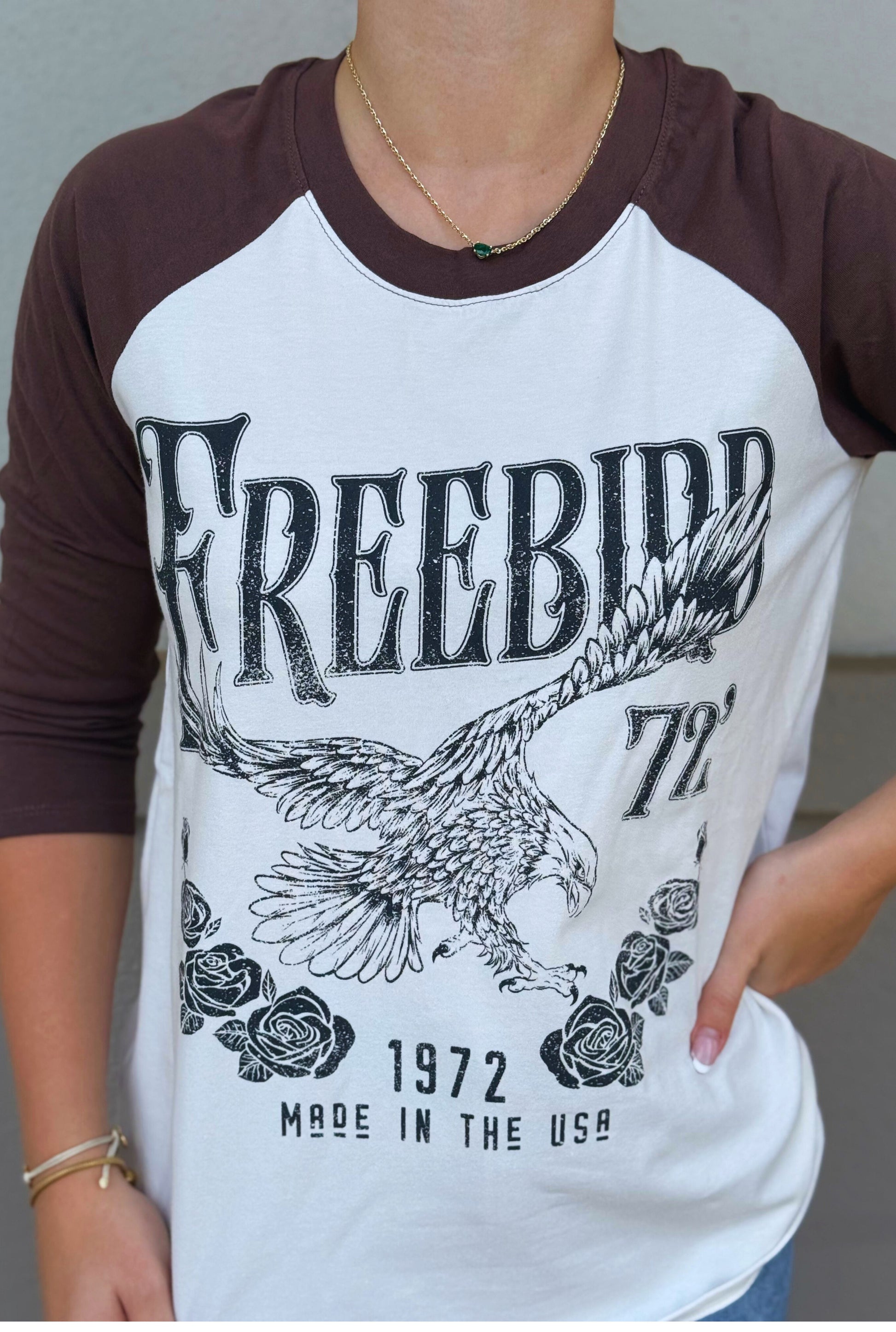 FREE BIRD 72 VINTAGE GRAPHIC TEE