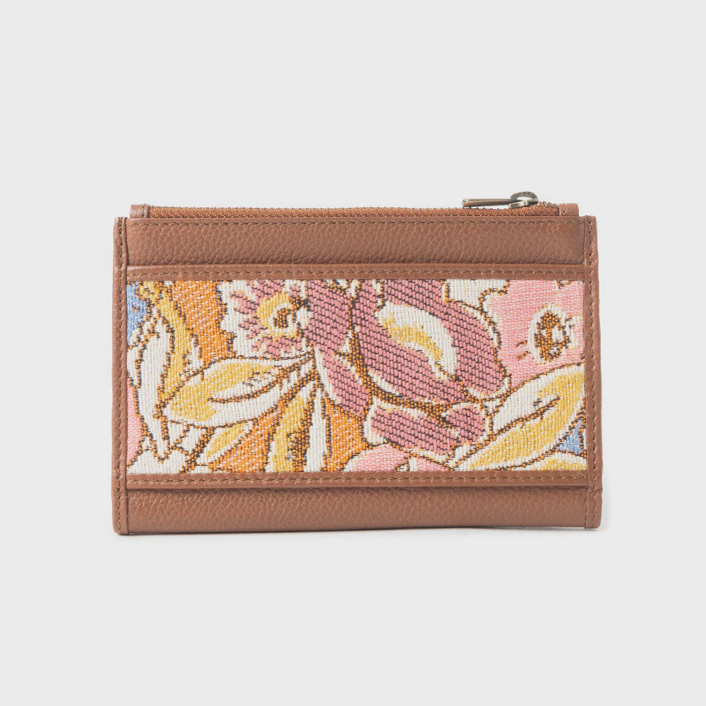 Pastel Desert Sunrise Wallet In Brown and Yellow