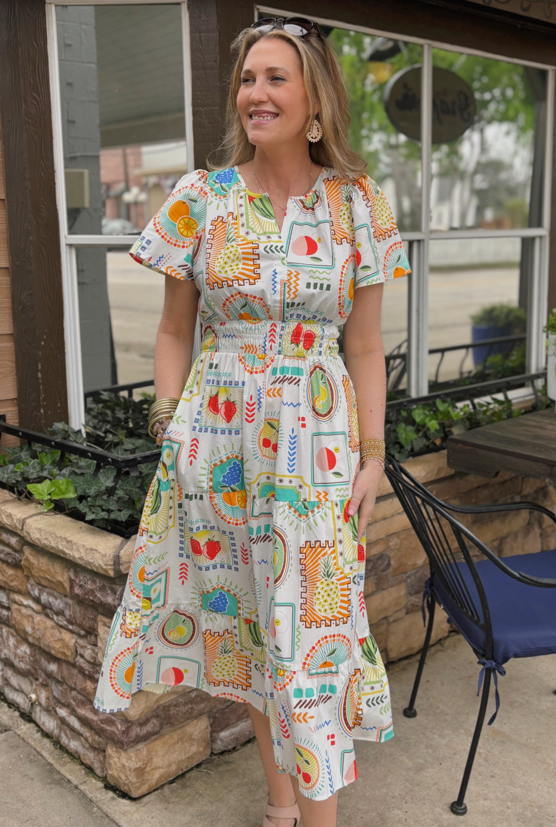 POSTCARD FROM PARADISE DRESS