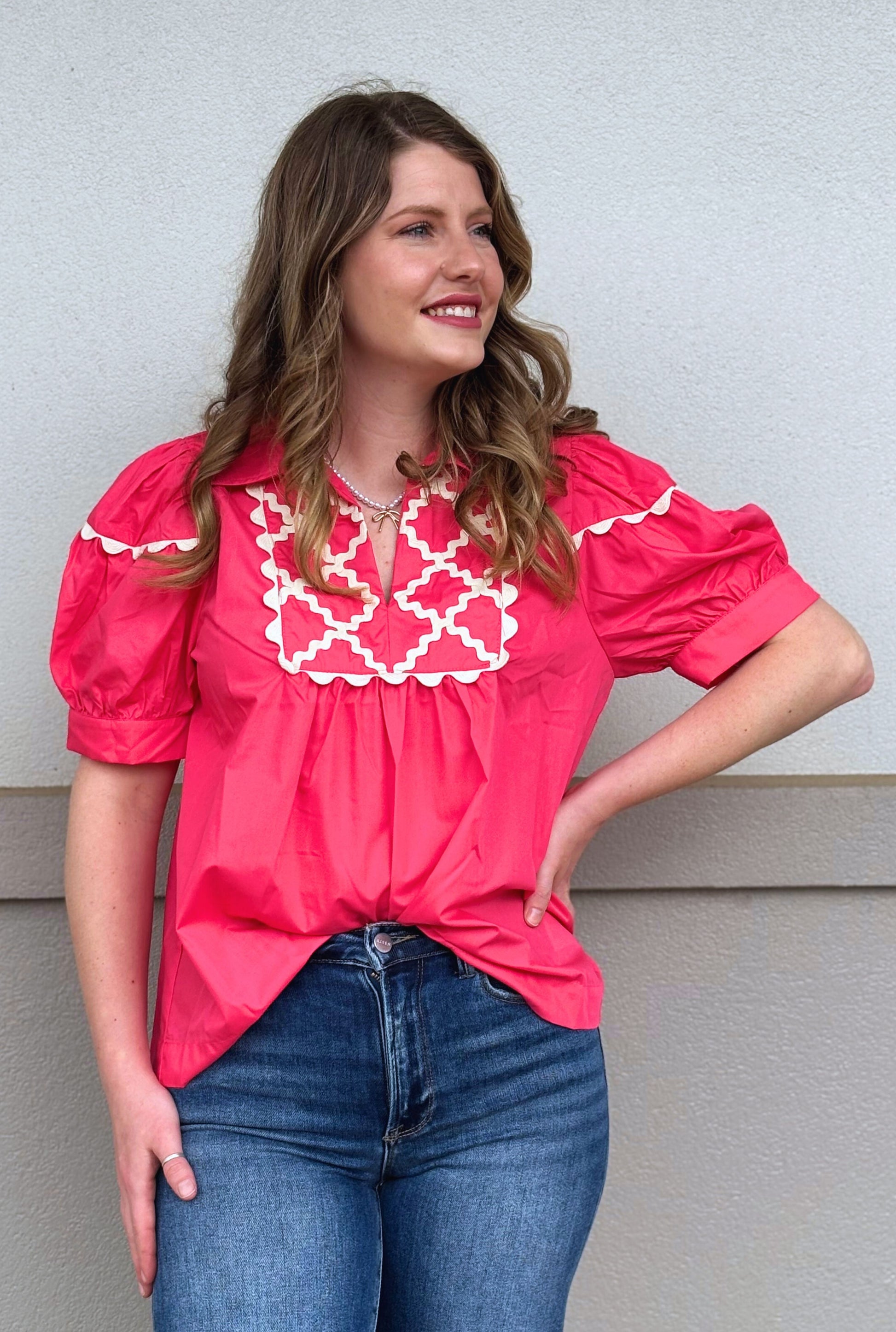 CORAL JAMIE TOP