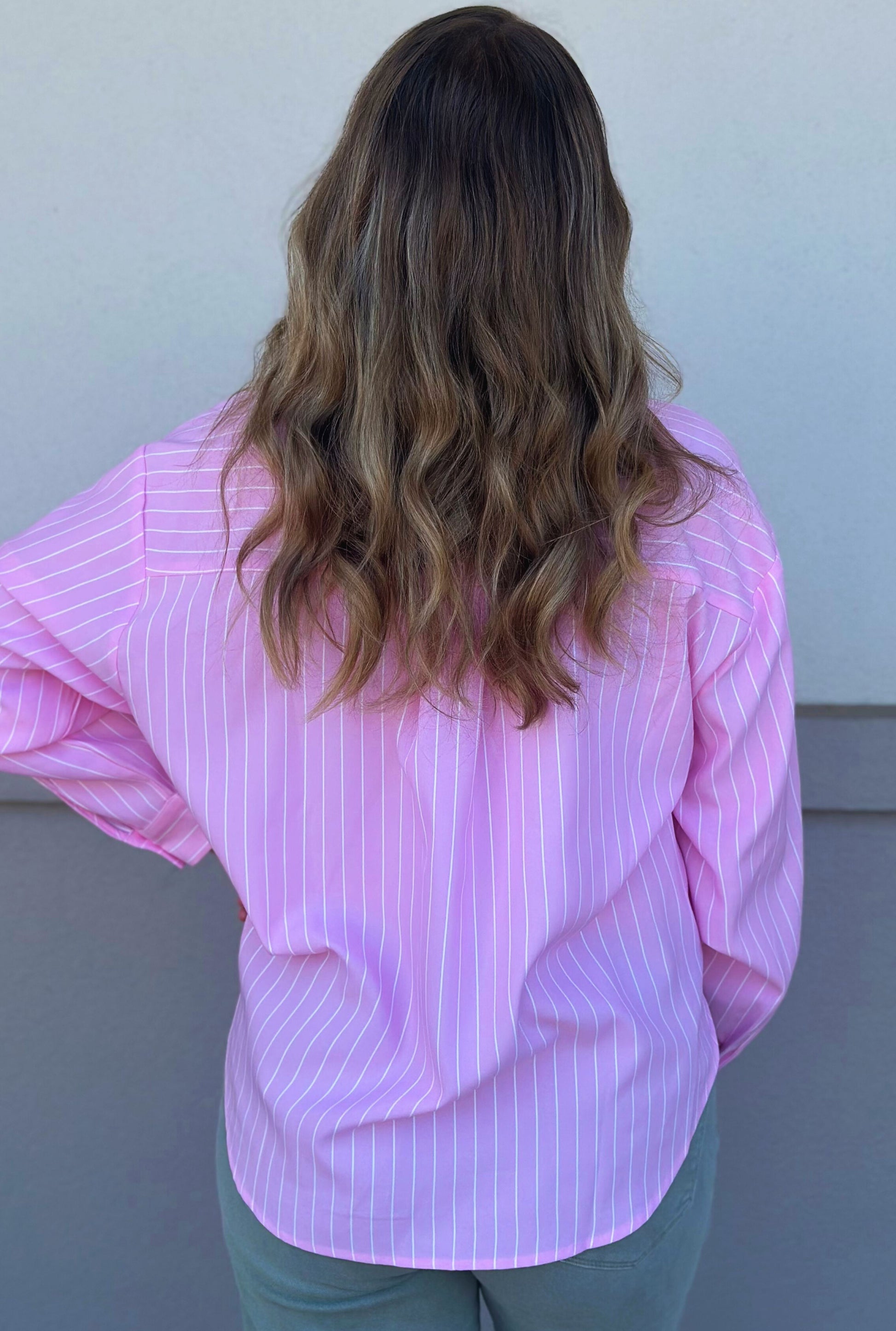 PINK PERFECT POCKET PATCH TOP
