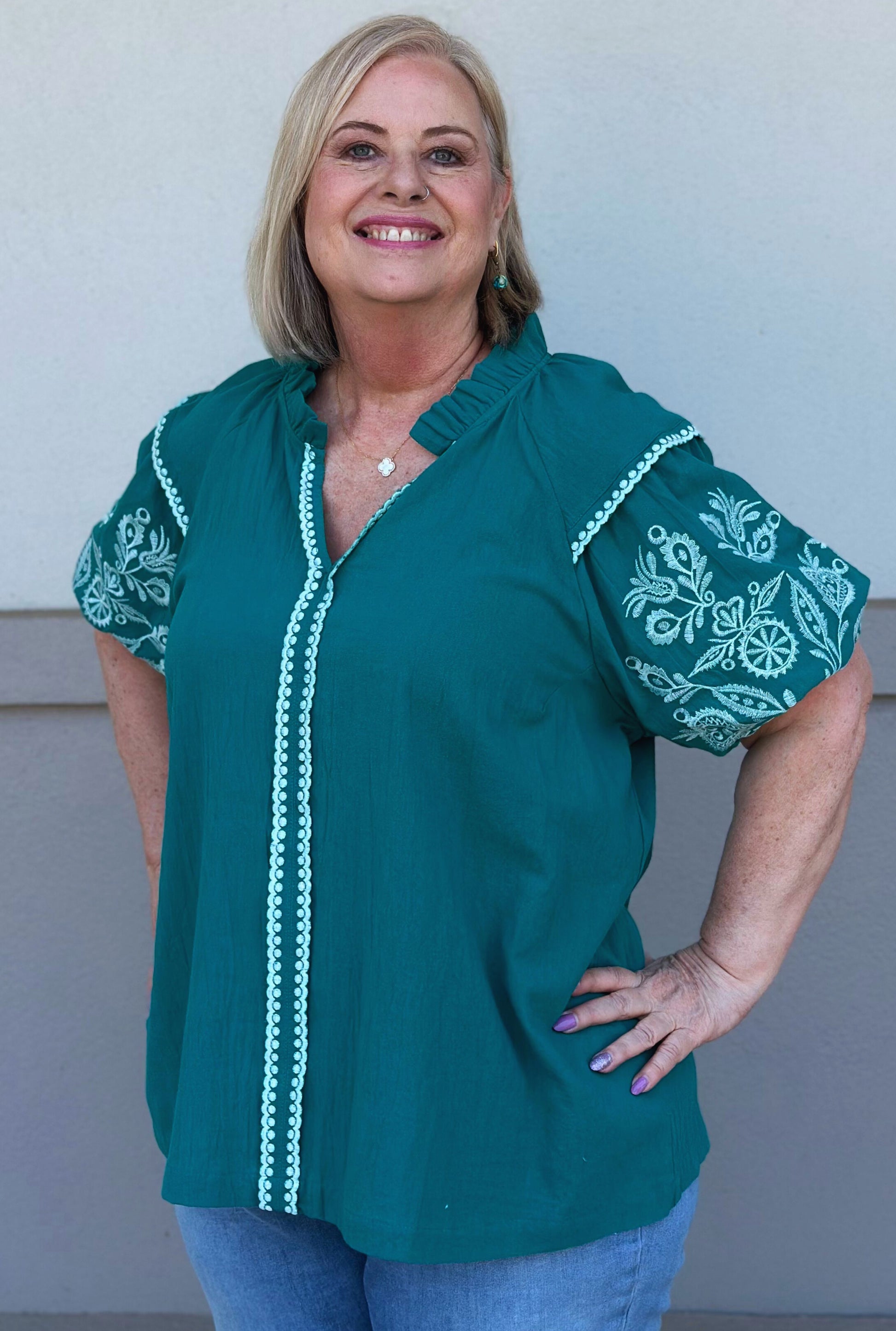 CURVY JADE JESSICA TOP