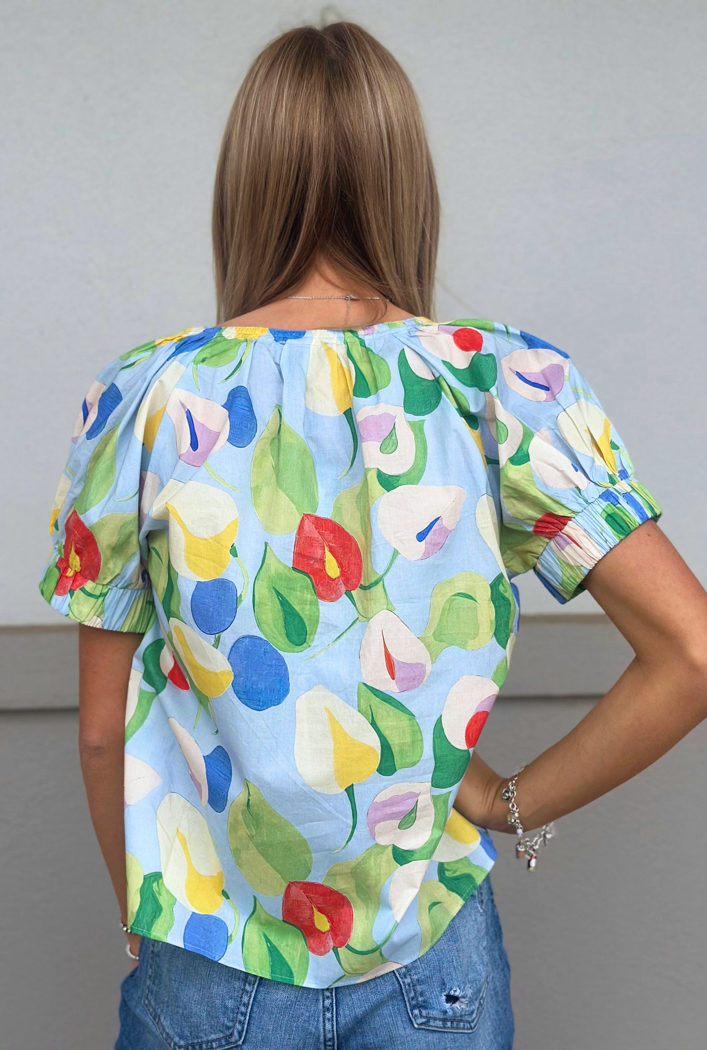 BLUE ELISA TOP