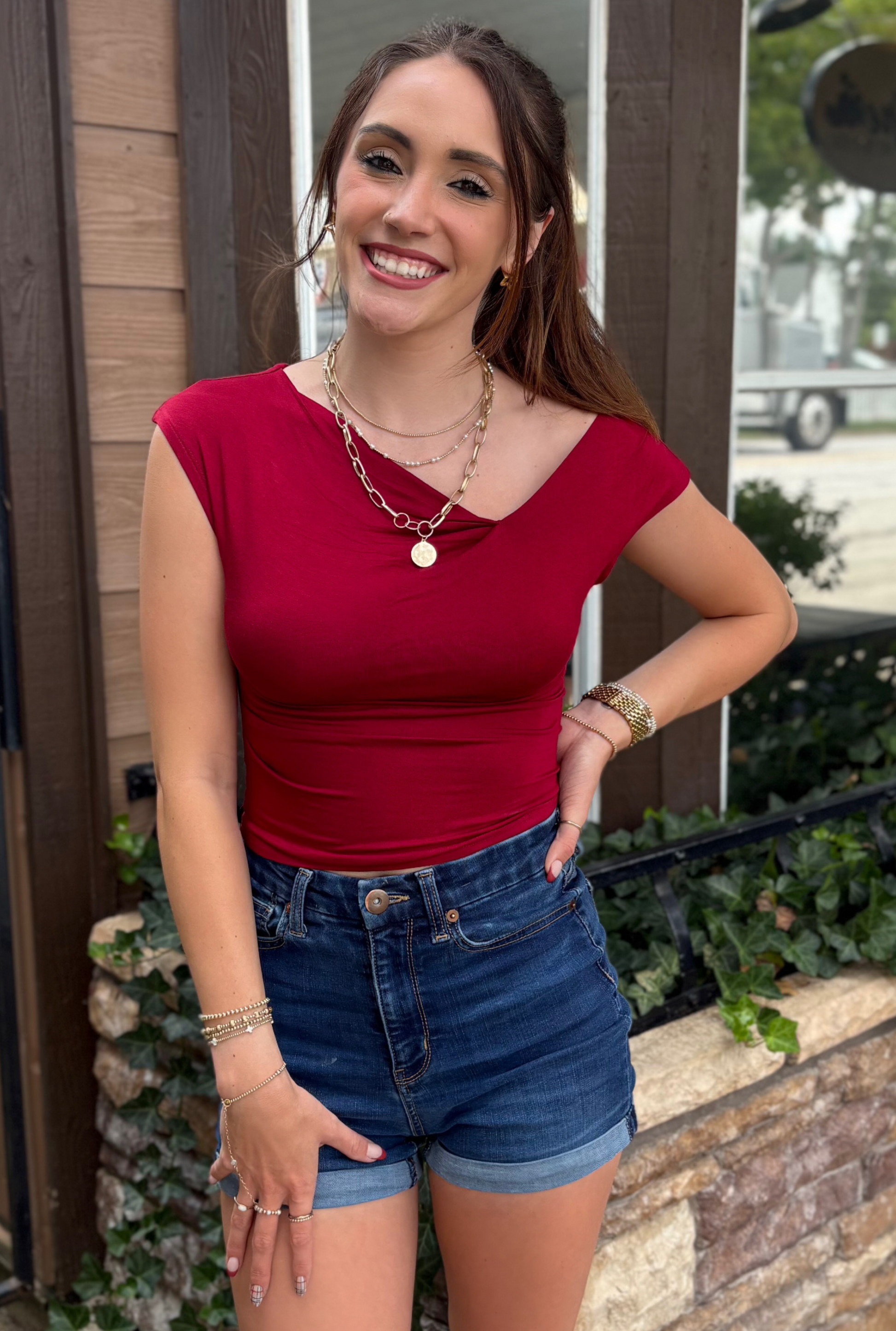 RED LILA TOP
