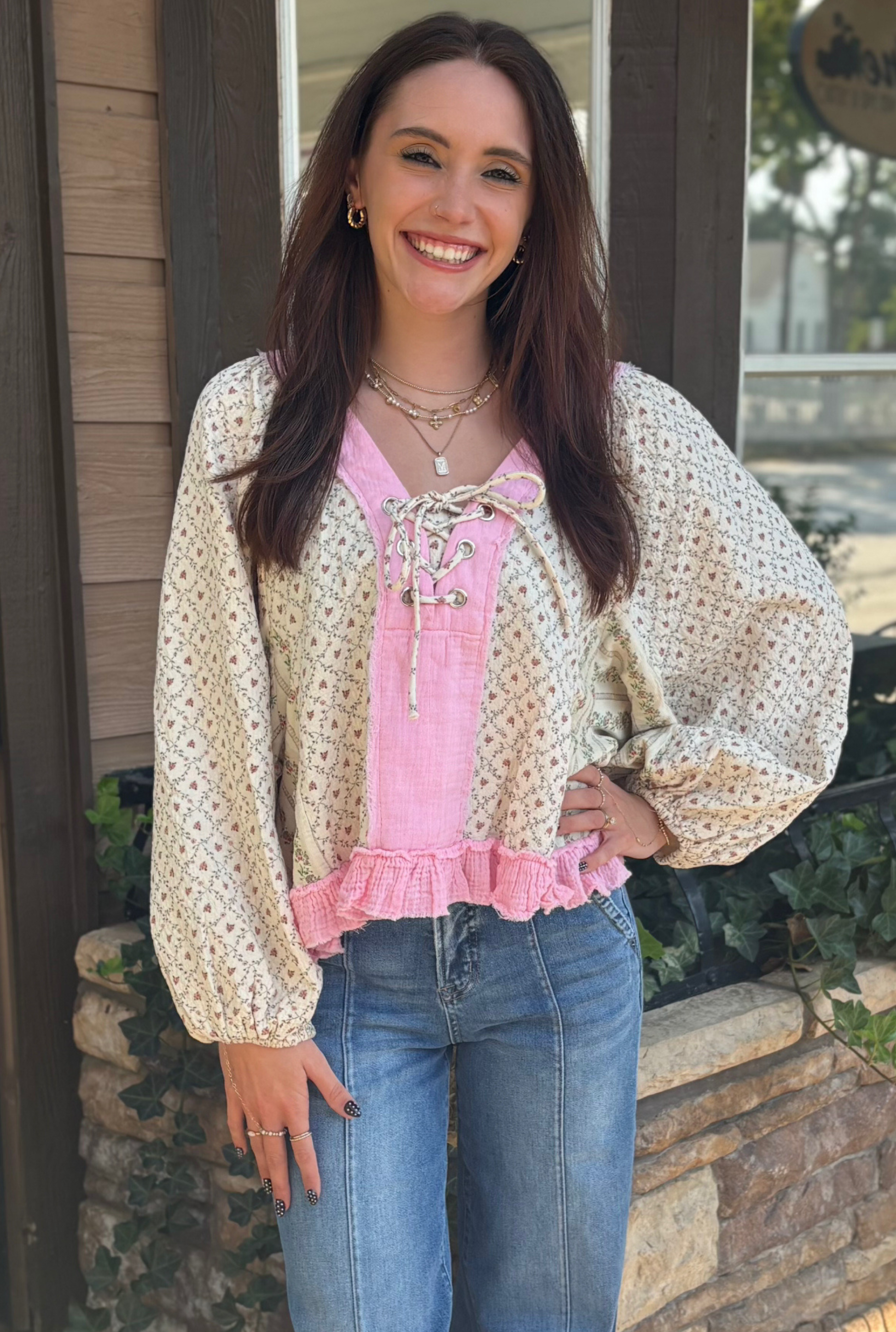 DITSY FLORAL DANA TOP
