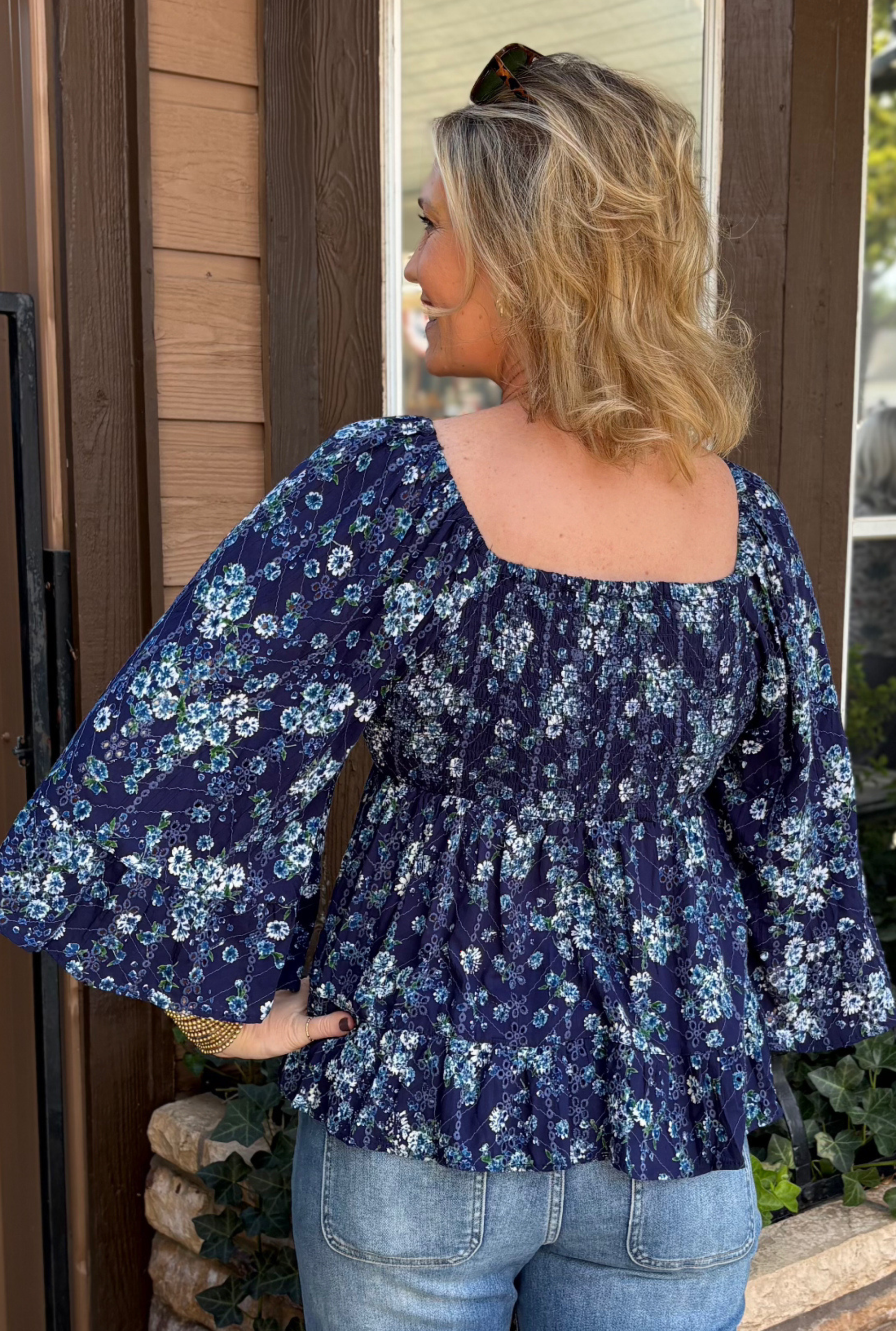 BLUE BILLIE TOP