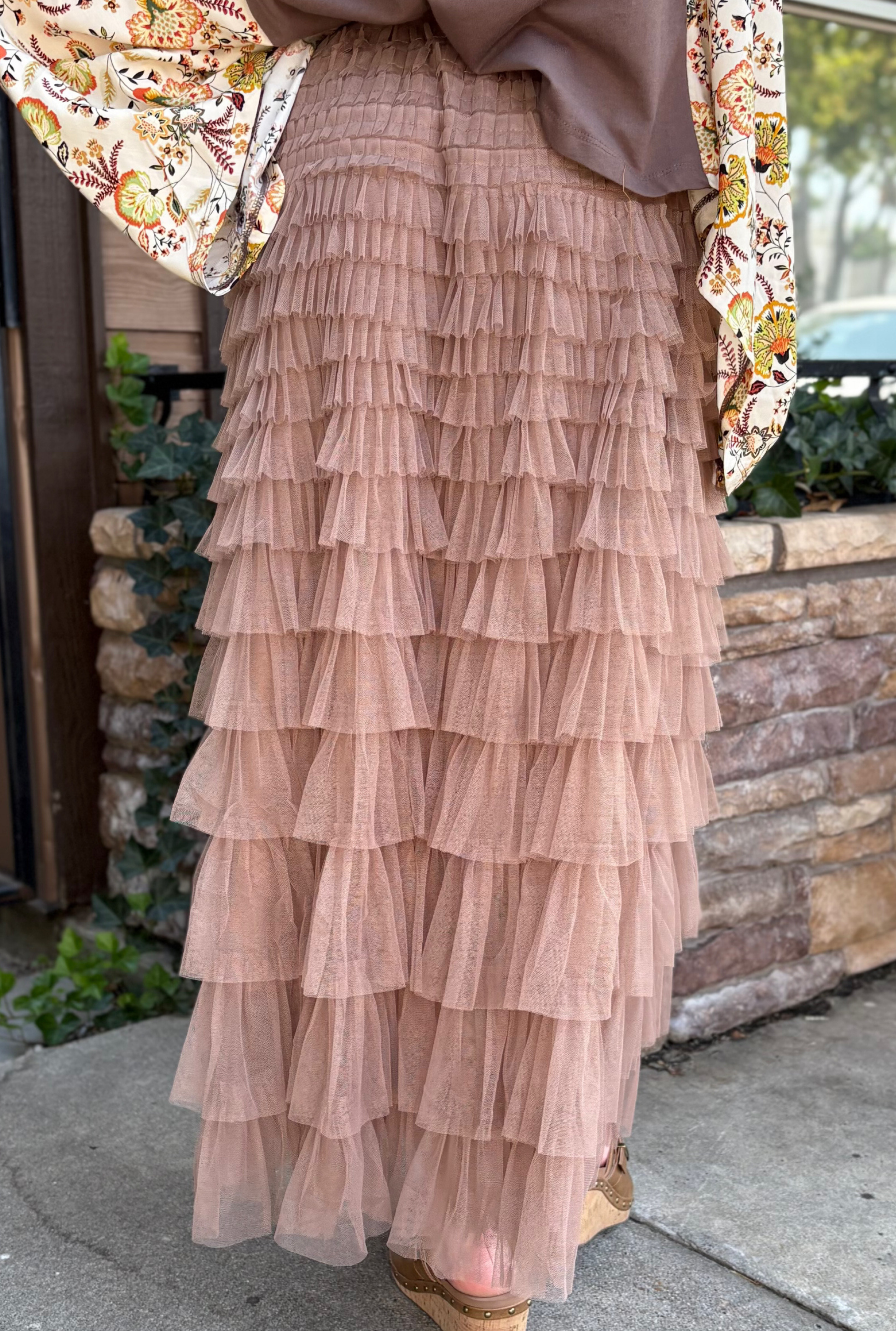 MOCHA SWEET MAXI SKIRT