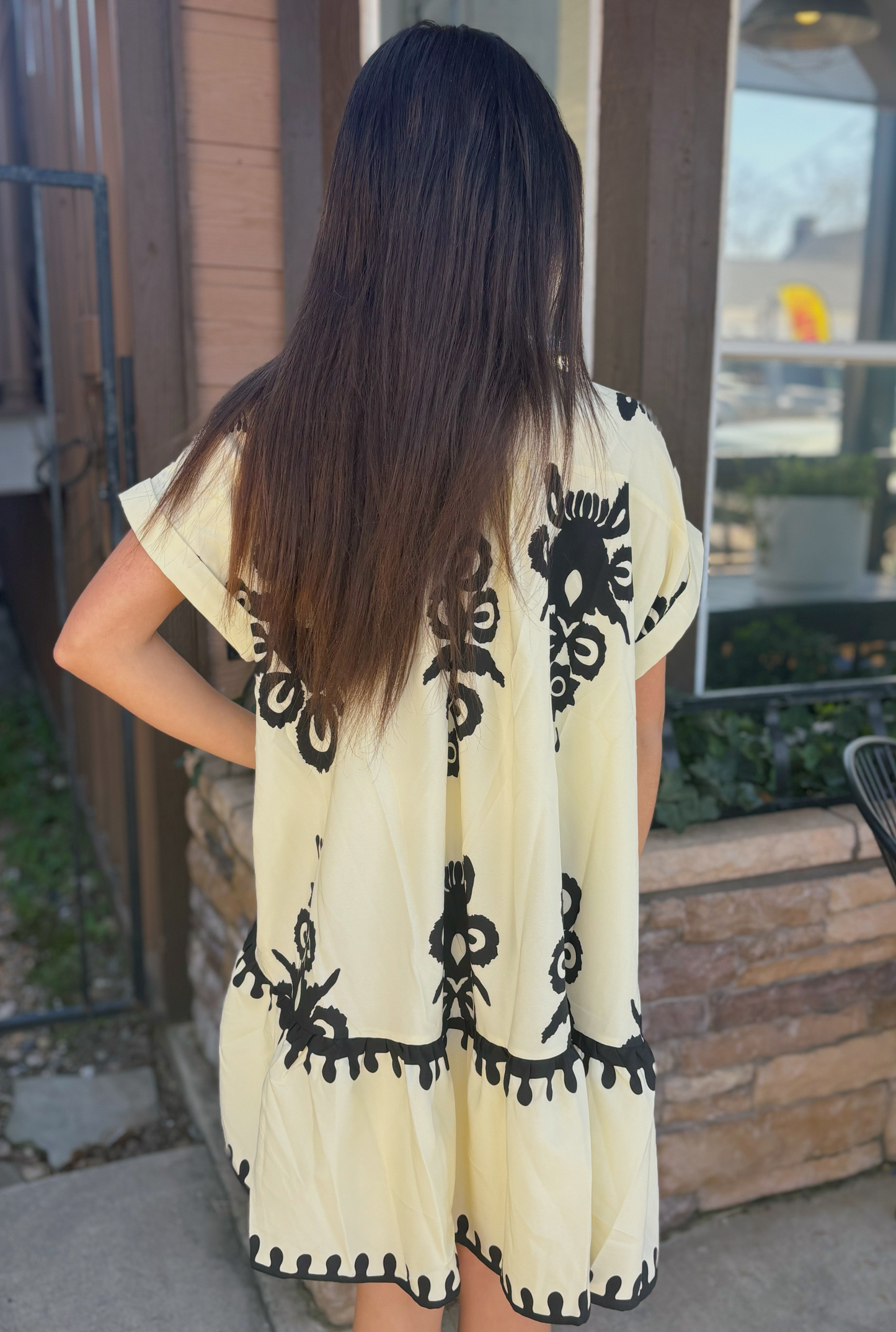 CREAM CINDY DRESS