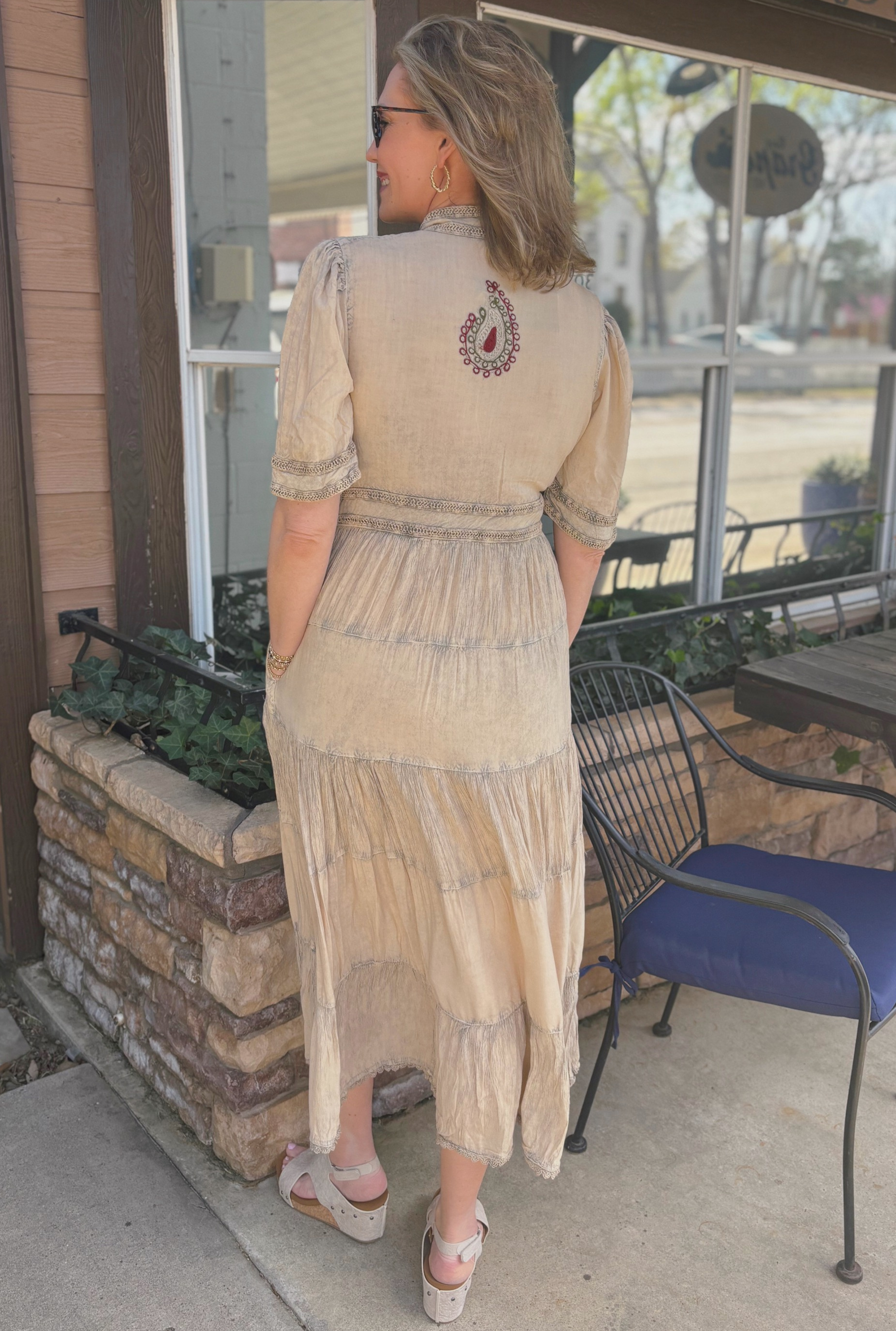 LATTE BOHO BREEZE DRESS