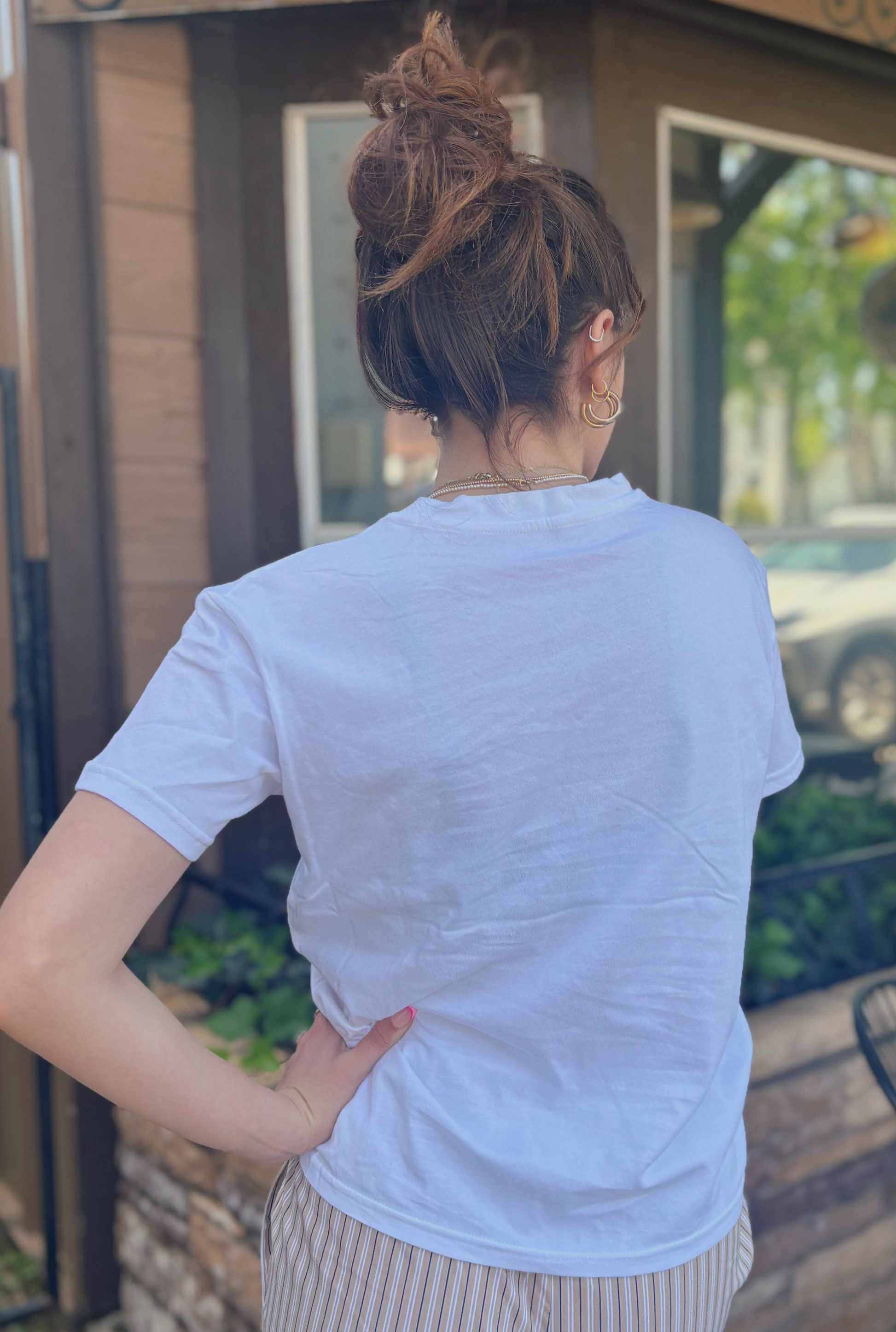 WHITE BASIC ACTIVE TOP