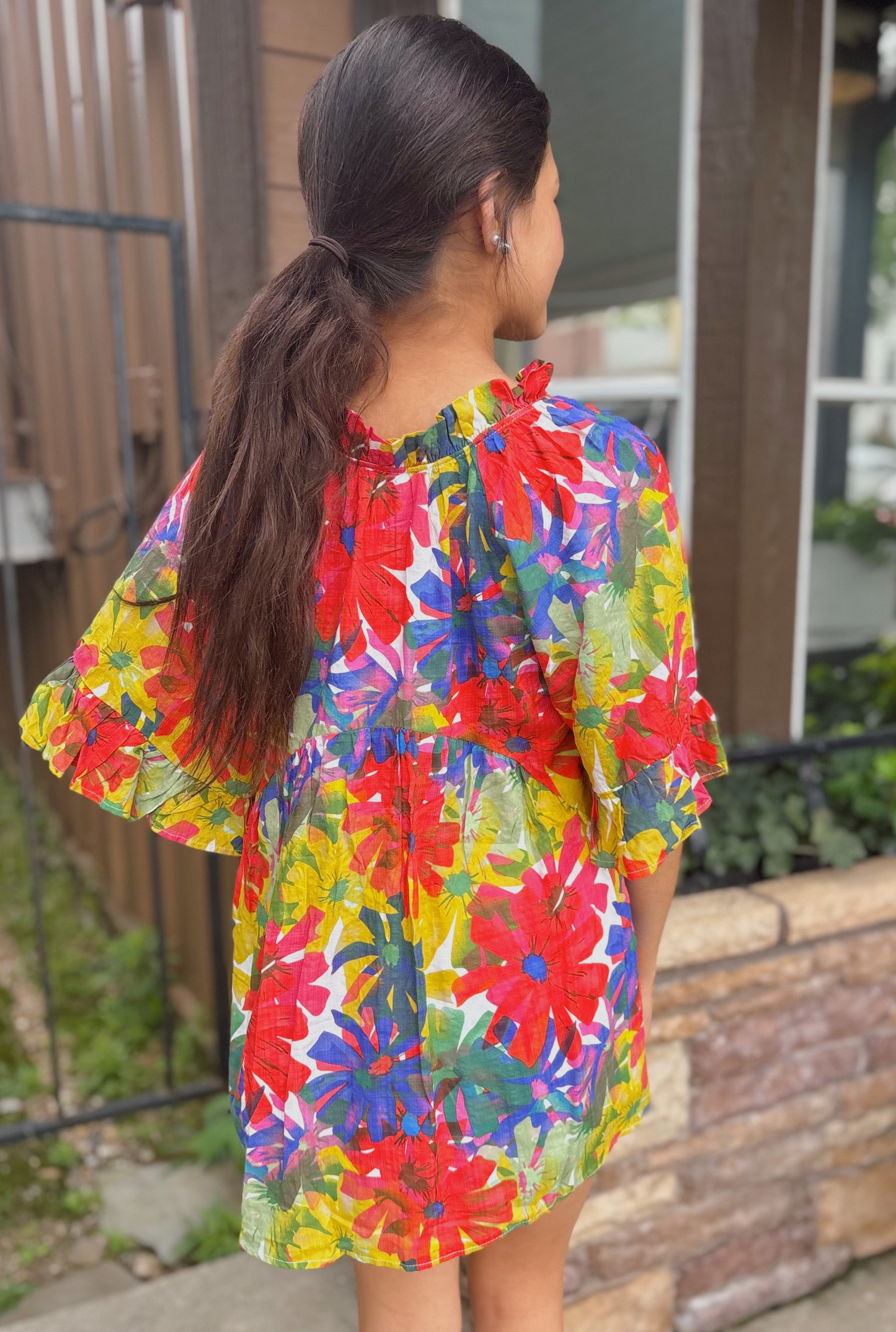 RED TROPICAL ADVENTURES TOP