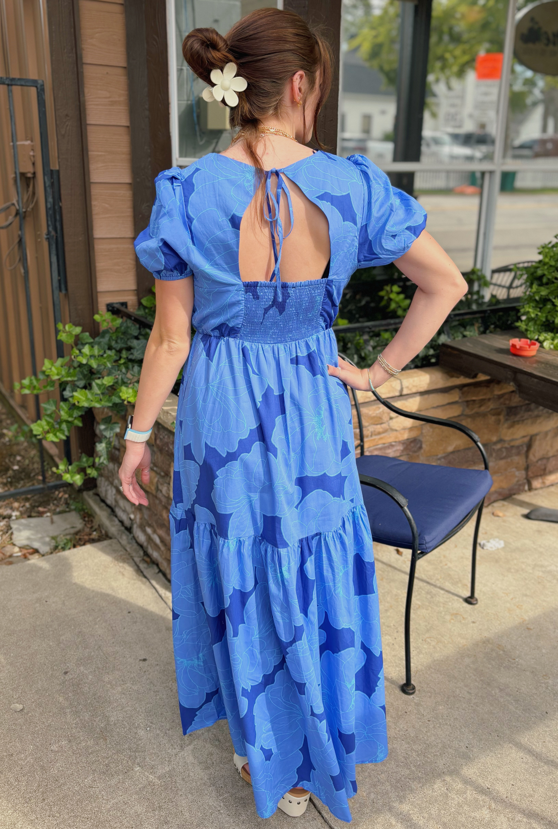 BLUE BECCA DRESS