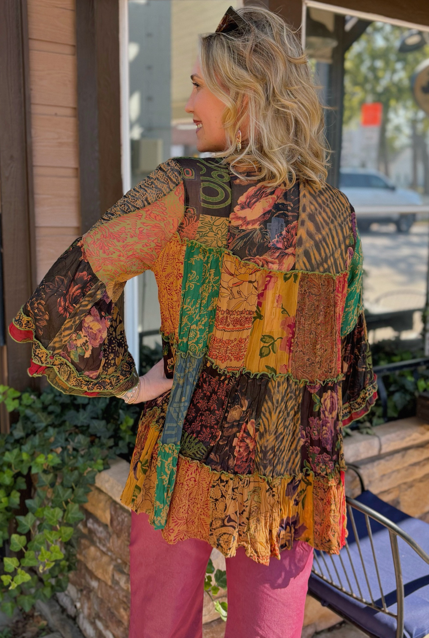 CAMEL EARTHY BOHO TOP