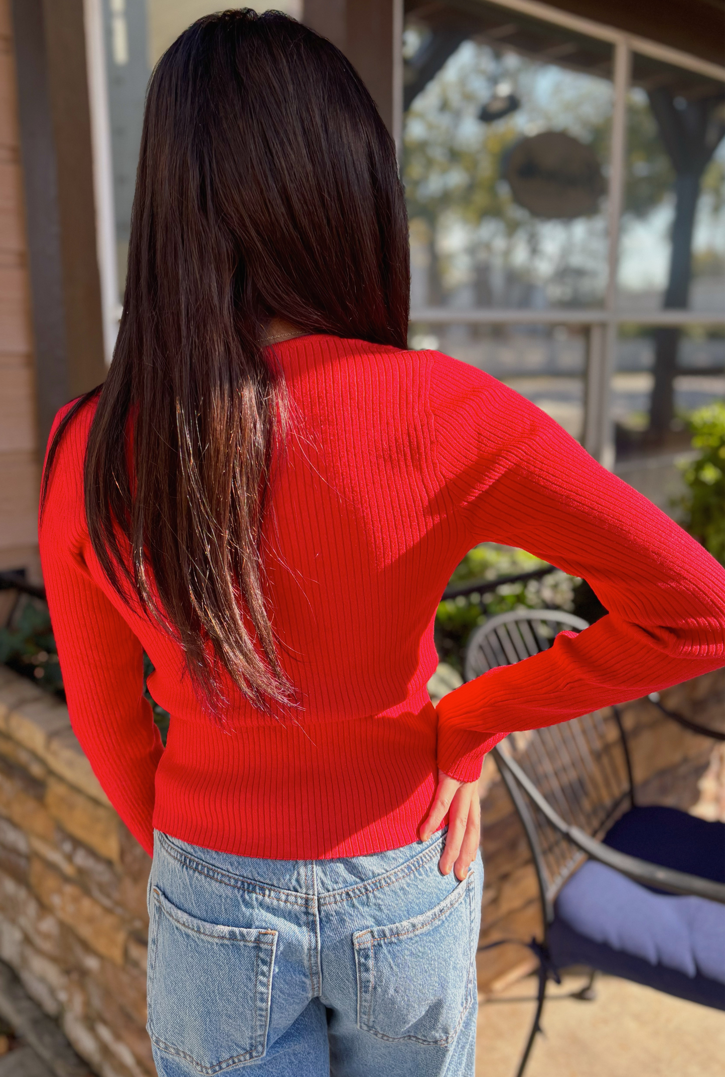 RED BOW TOP