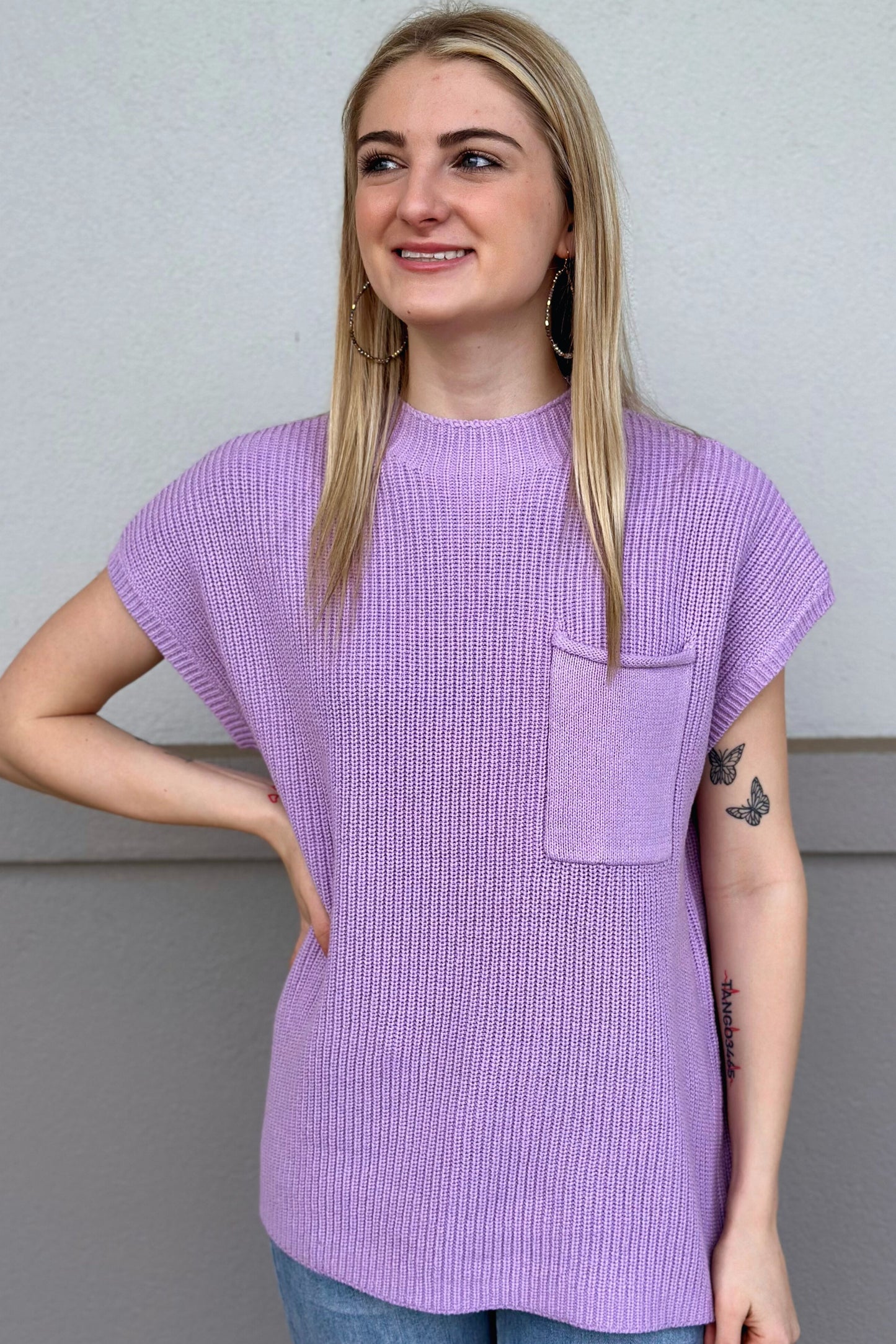 LILAC MOCK TOP