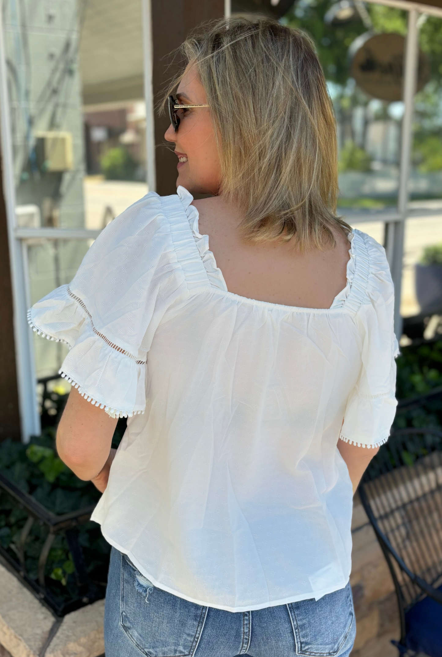 WHITE SIMPLE DAYS TOP