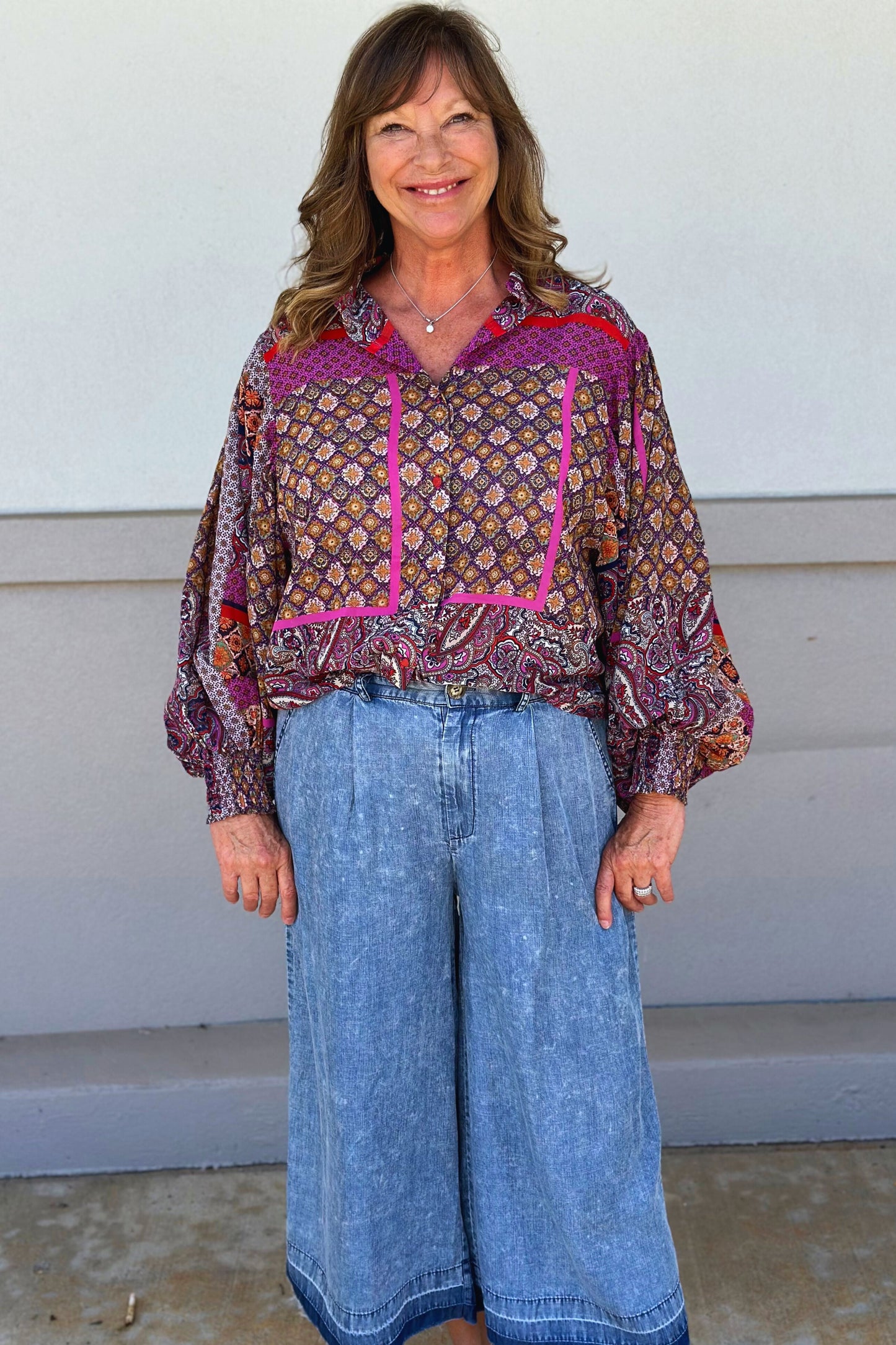 MINERAL DENIM CROPPED PANTS