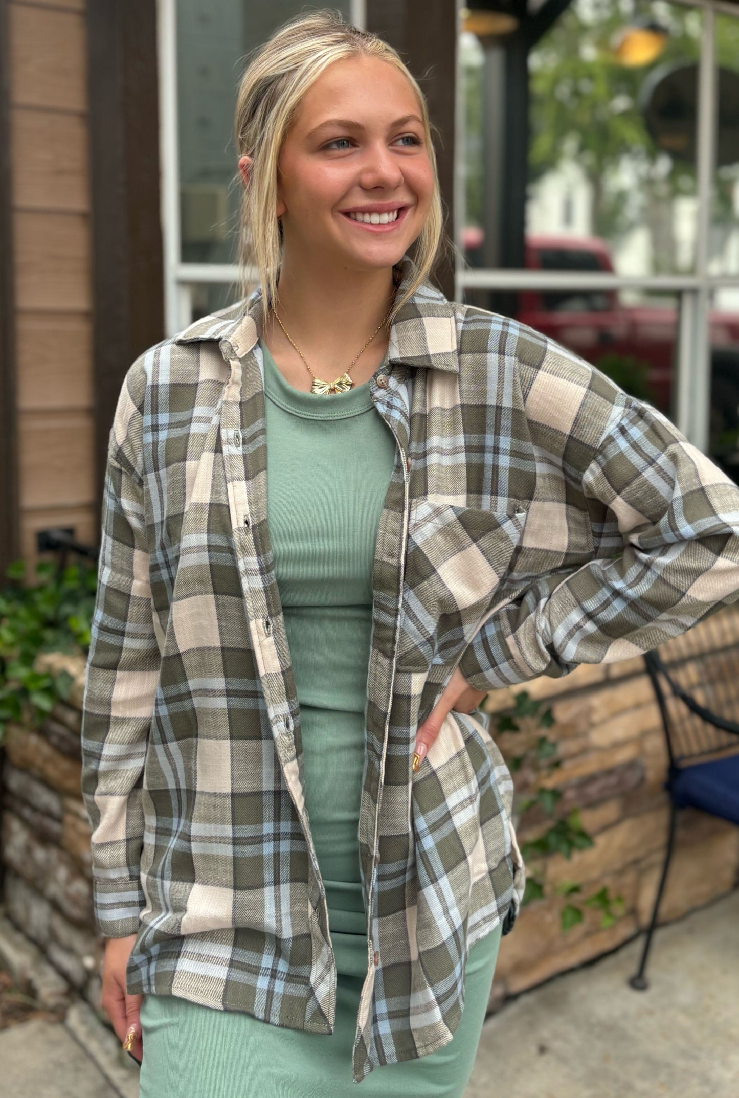 SPRUCE GREEN FLANNEL
