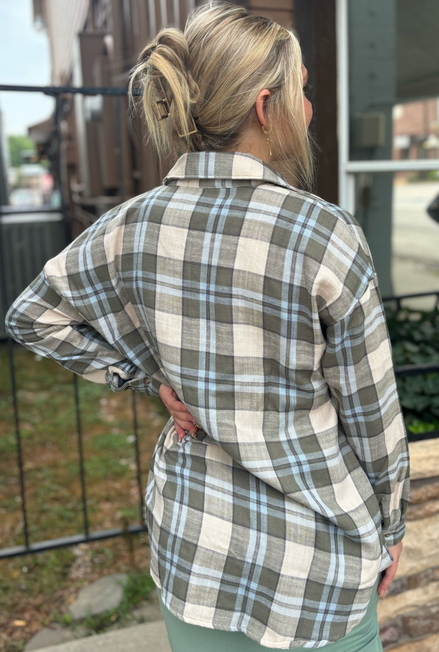 SPRUCE GREEN FLANNEL