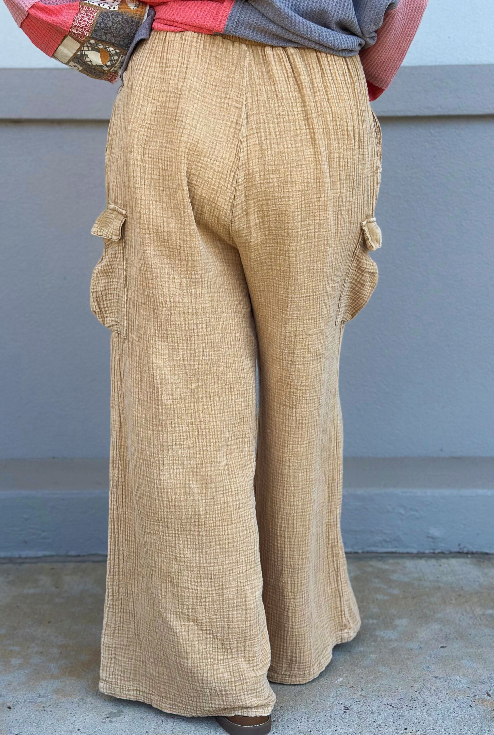 CAMEL EASEL LOUNGE PANTS