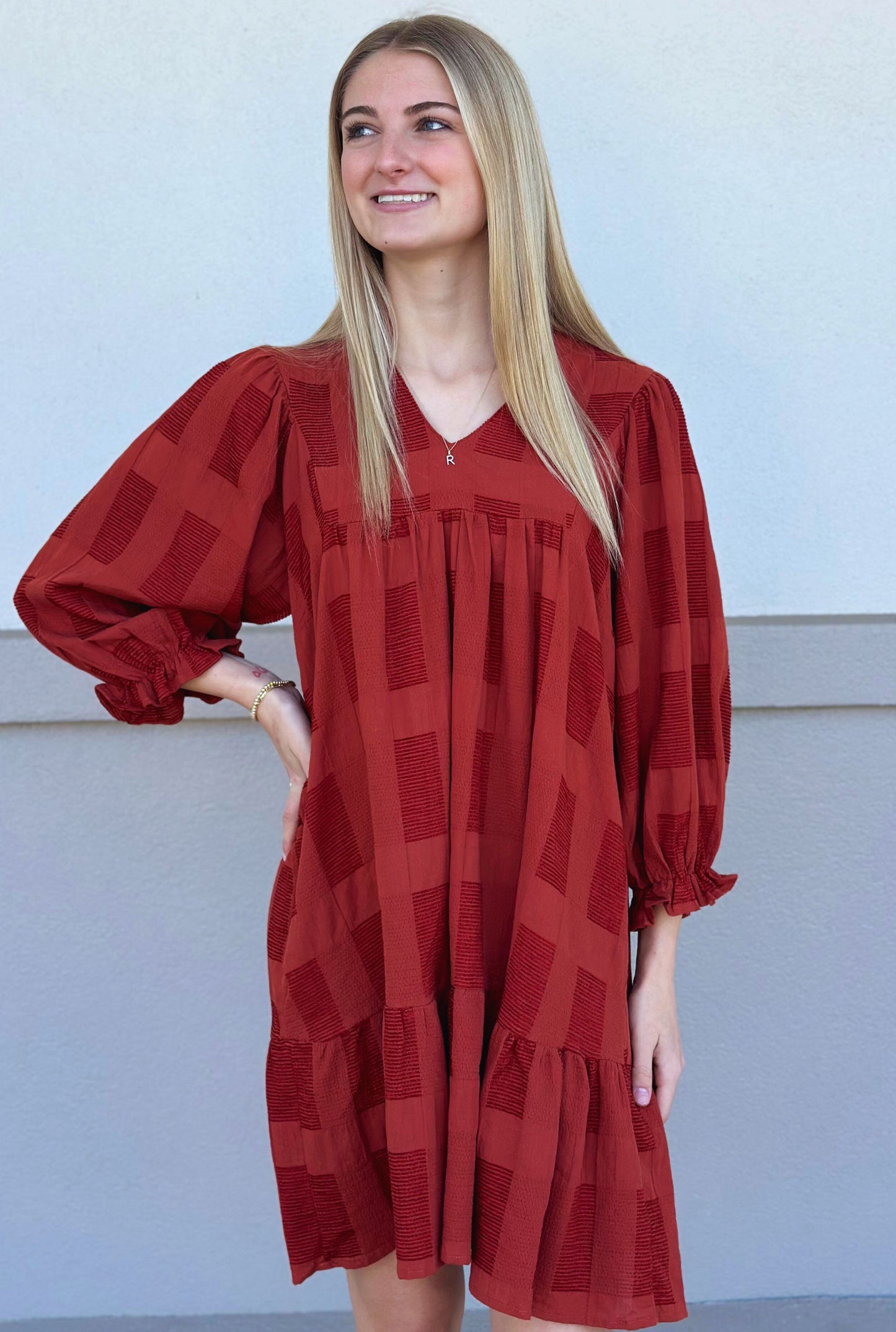 RUST IZZY DRESS