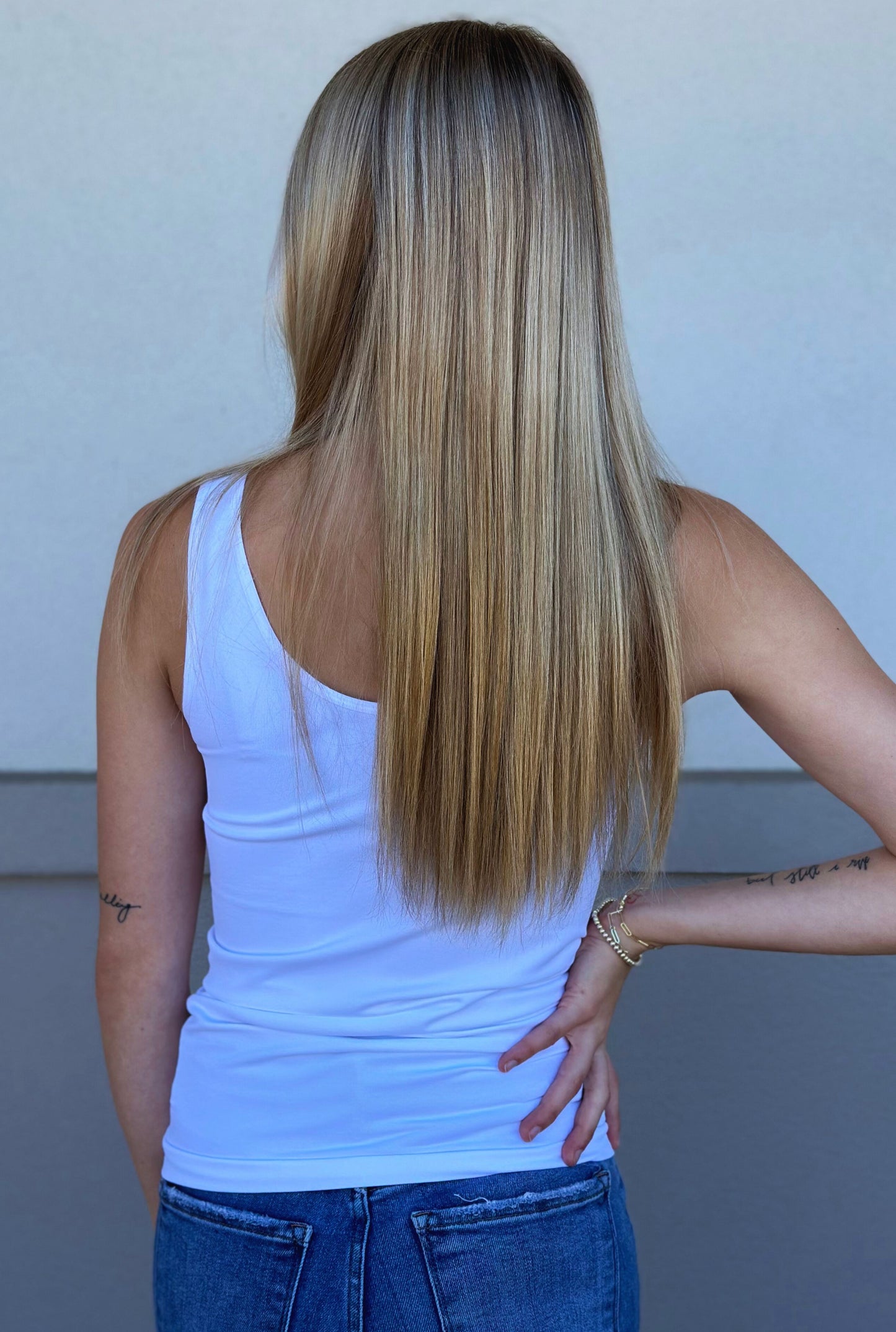 WHITE FASHIONABLE TANK