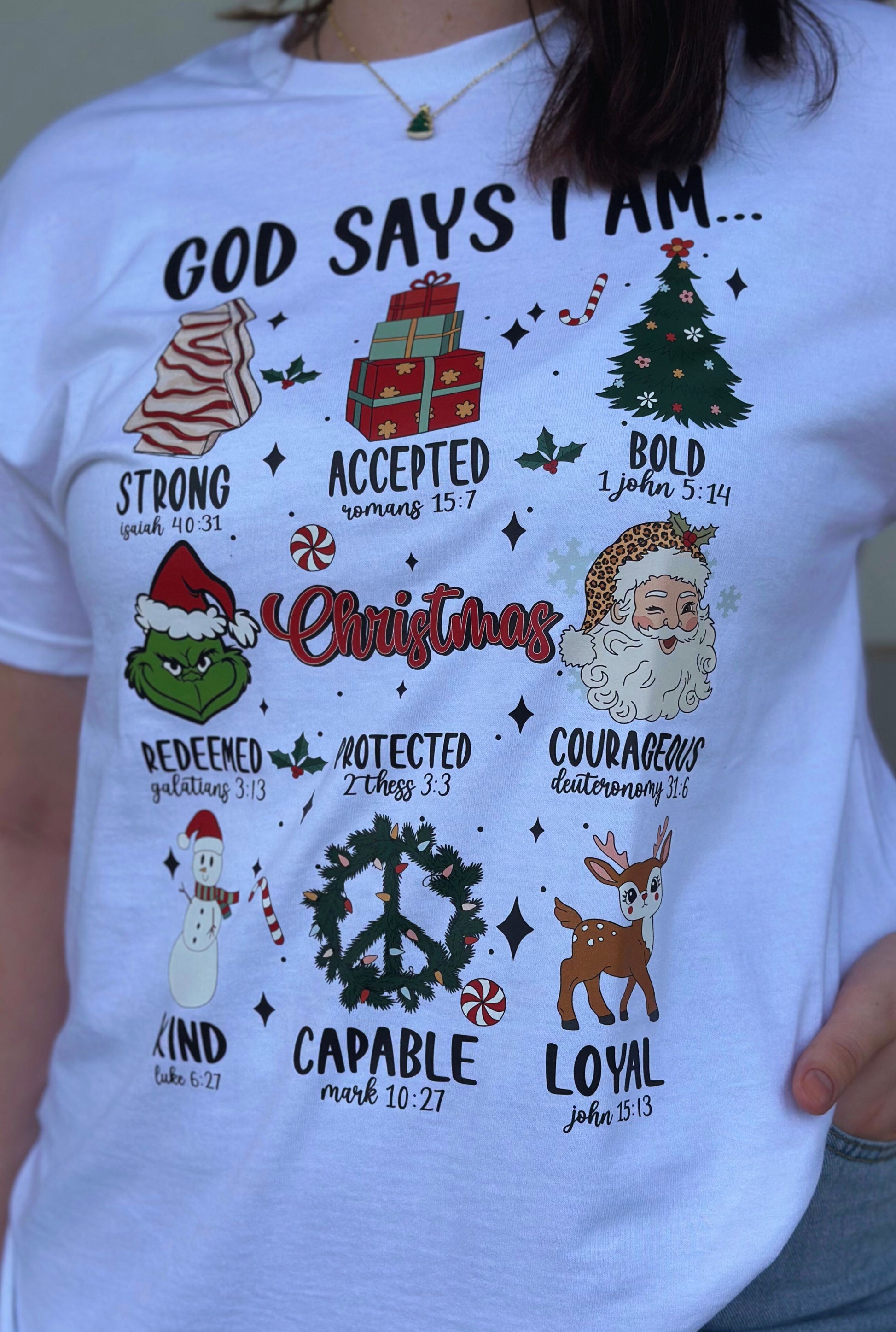 WHITE GOD SAYS I AM TEE