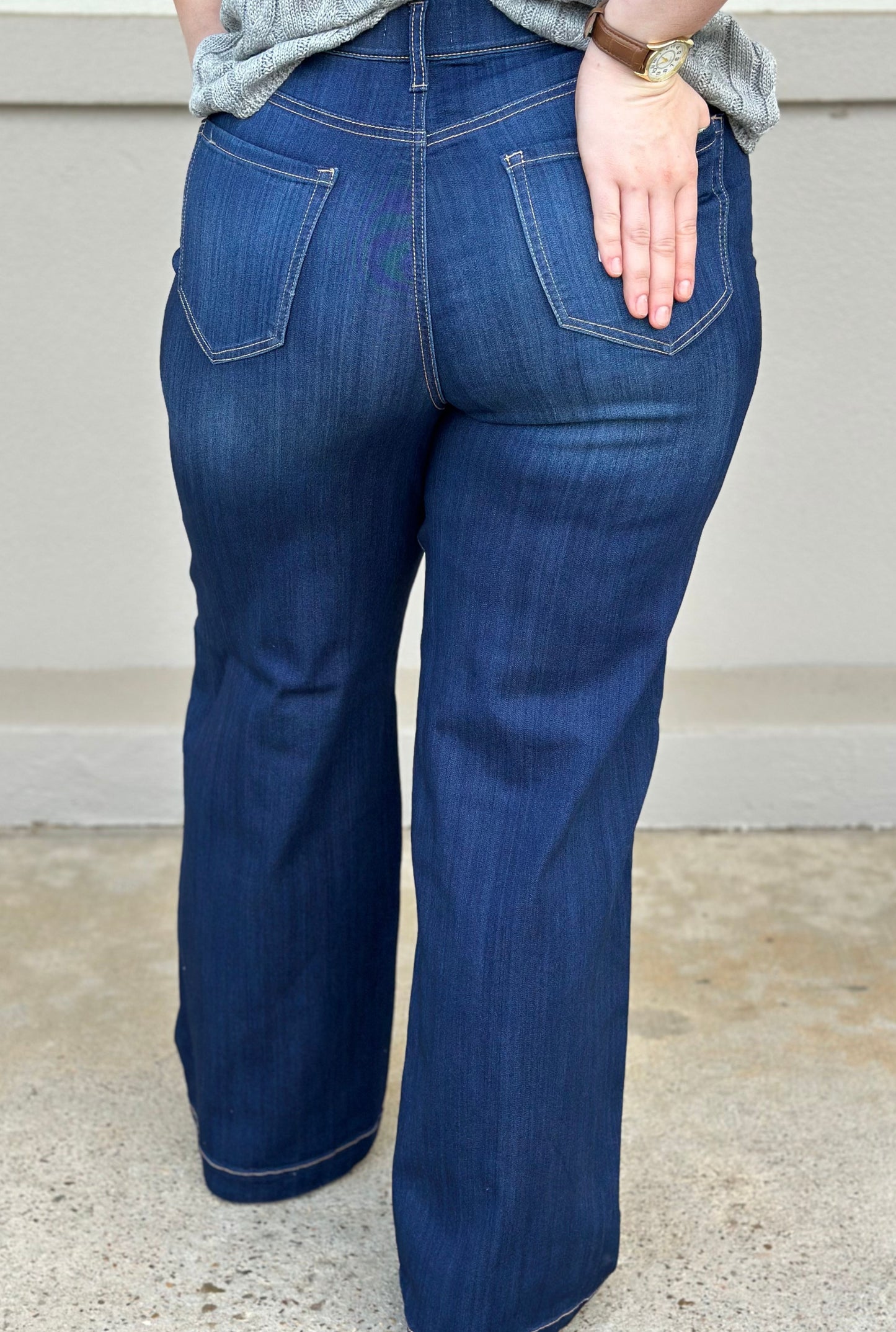 CELLO DARK PULL ON JEANS