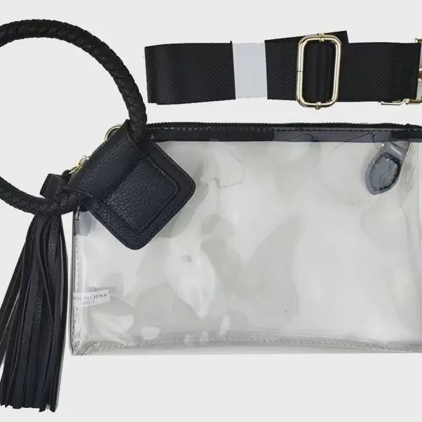 BLACK CLEAR WRISTLET