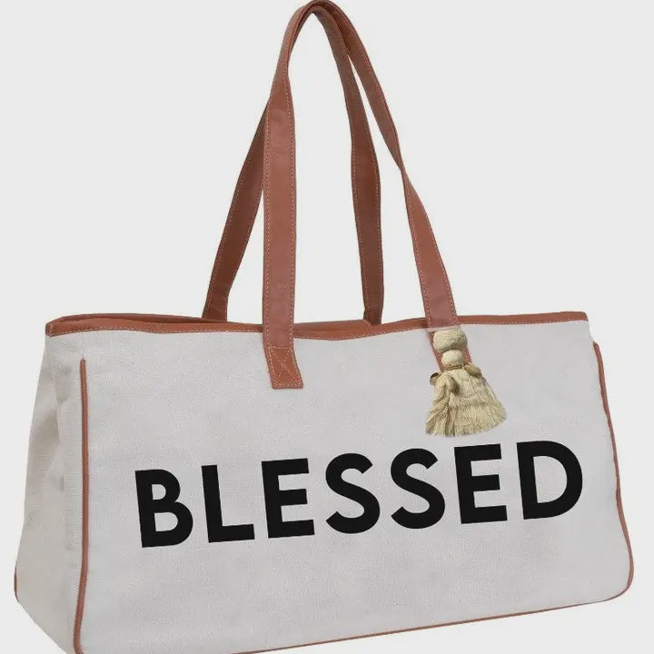 Magid Canvas Slogan Tote