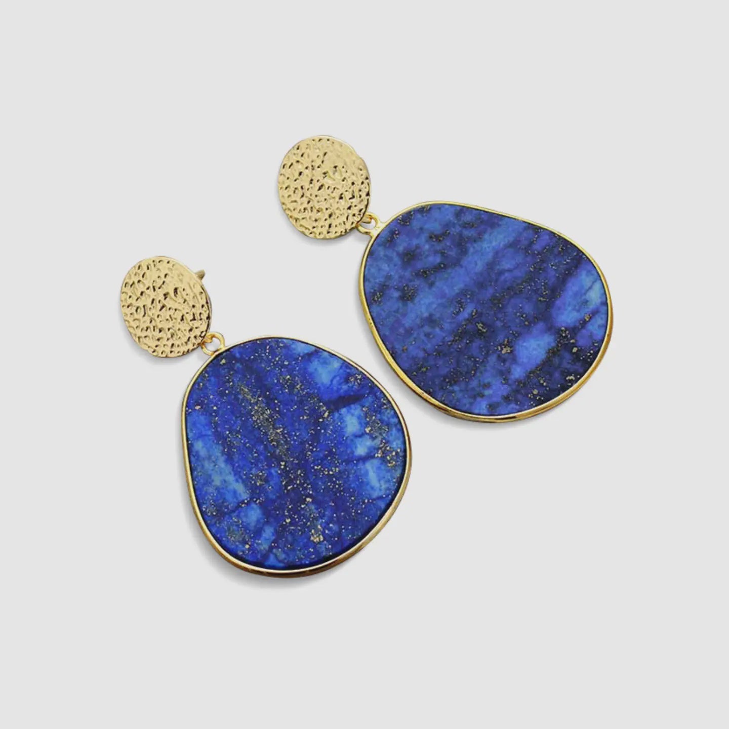 Lapis Lazuli Protection Boho Drop Earrings