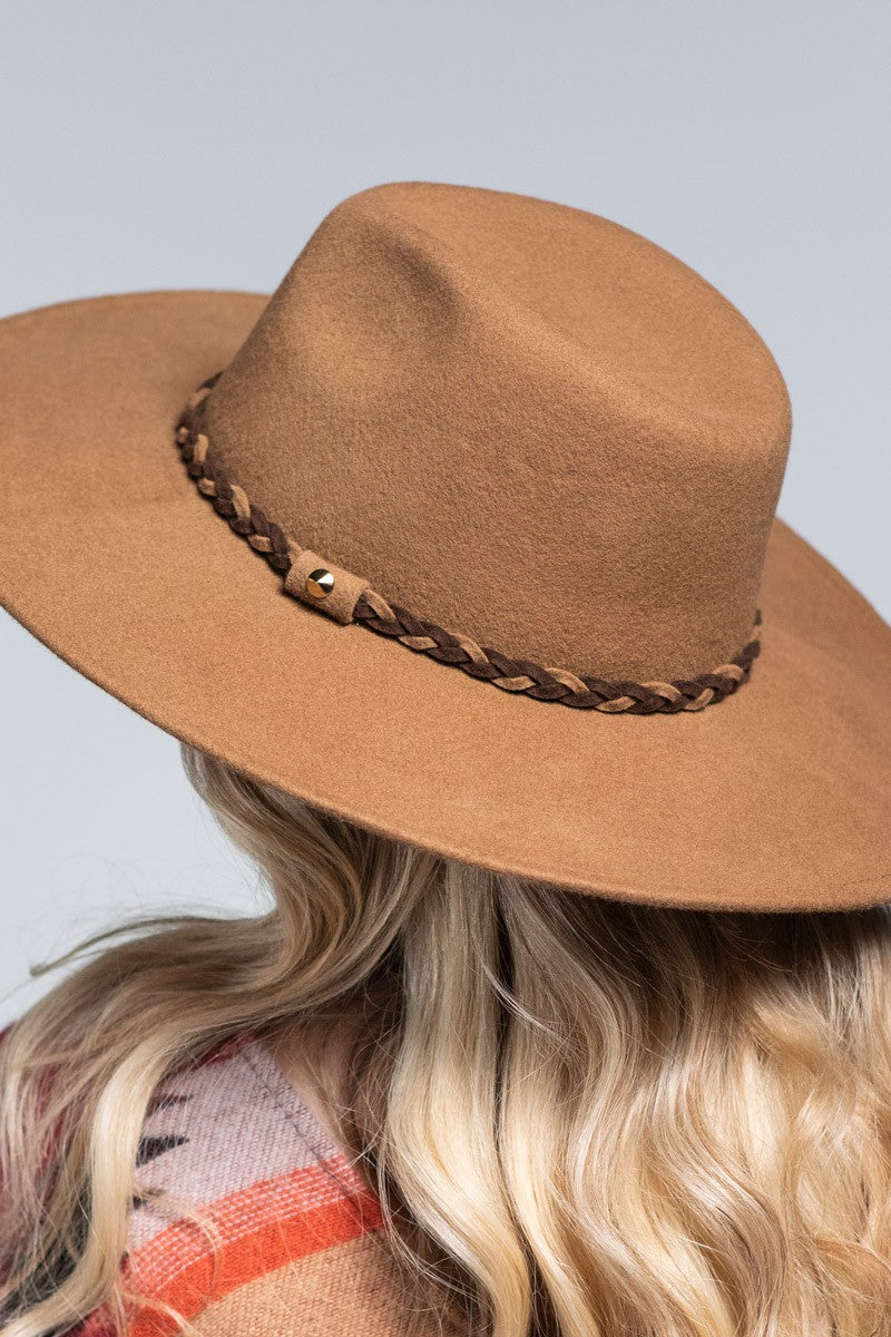 Wool Panama Hat & Braid