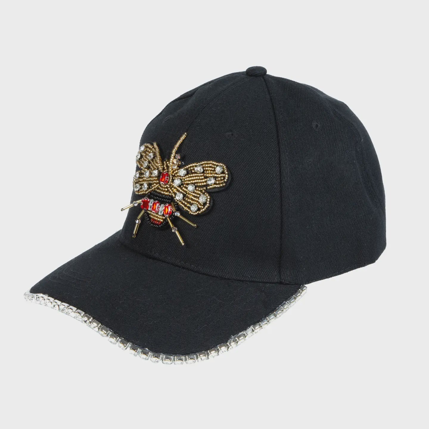 Bee Rhinestone Cap