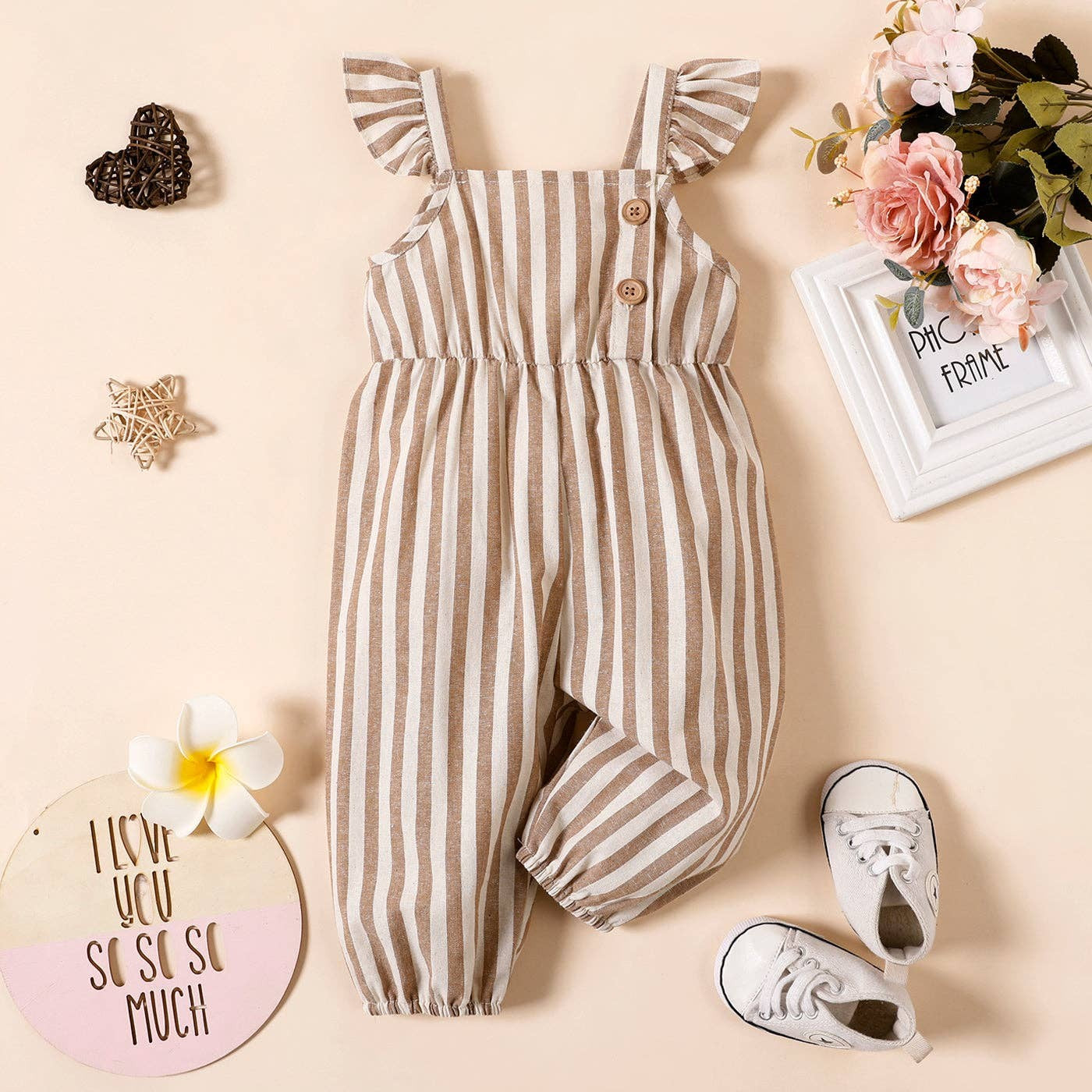 KIDS STRIPED JUMPSUIT