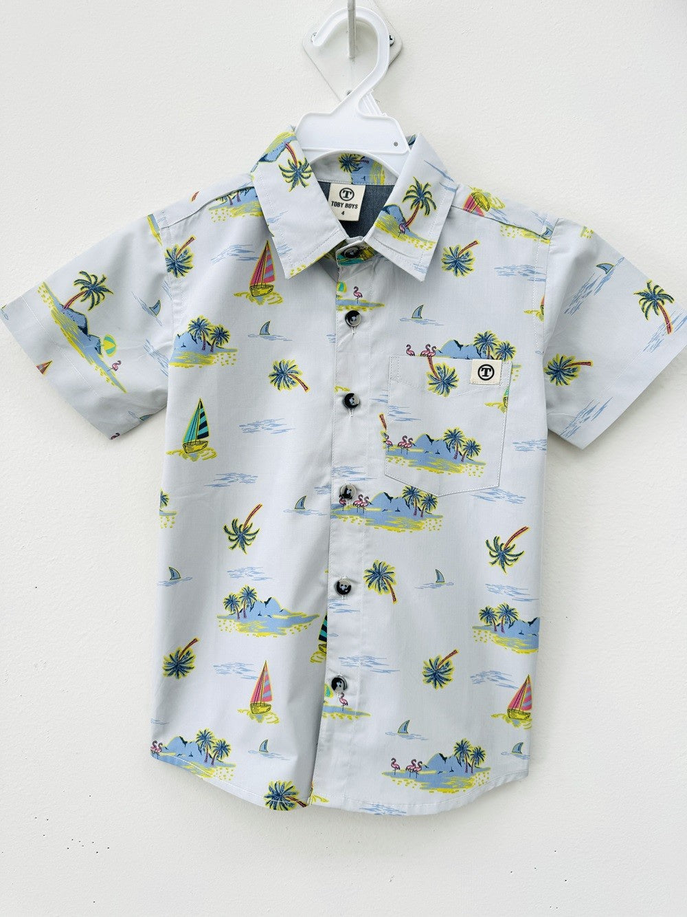 BOY'S BEACH BUTTON DOWN