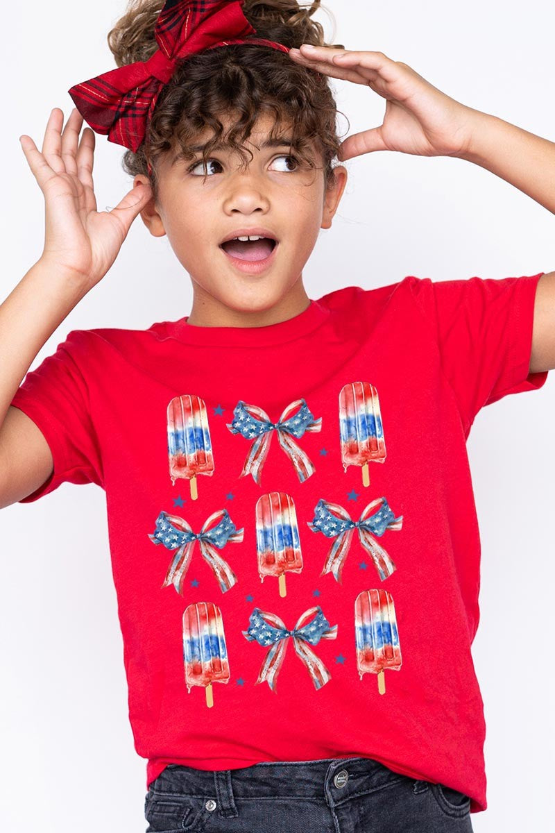 RED KIDS POPSICLE TEE