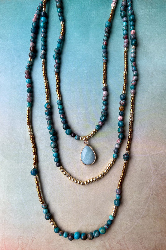 Maggie Necklace Turquoise