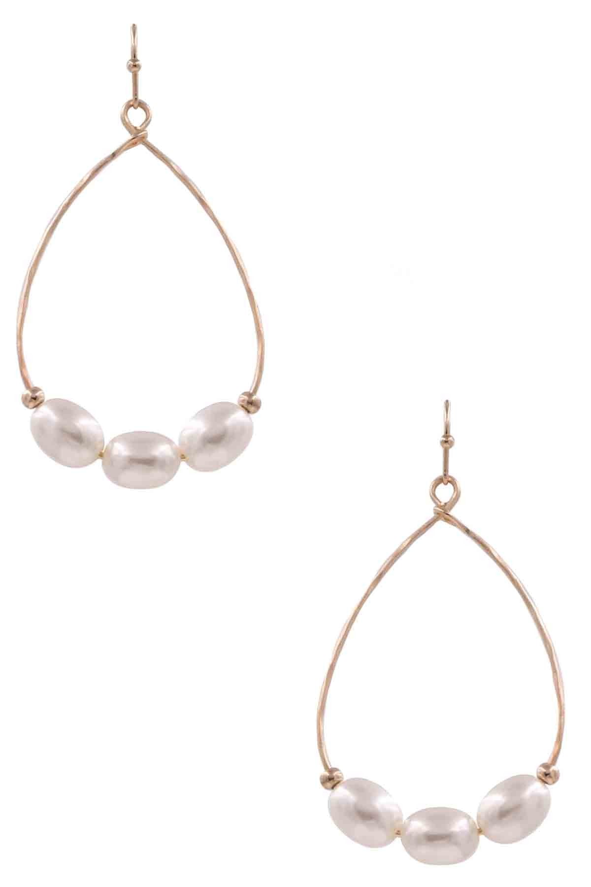 PEARL DROP EARRINGS