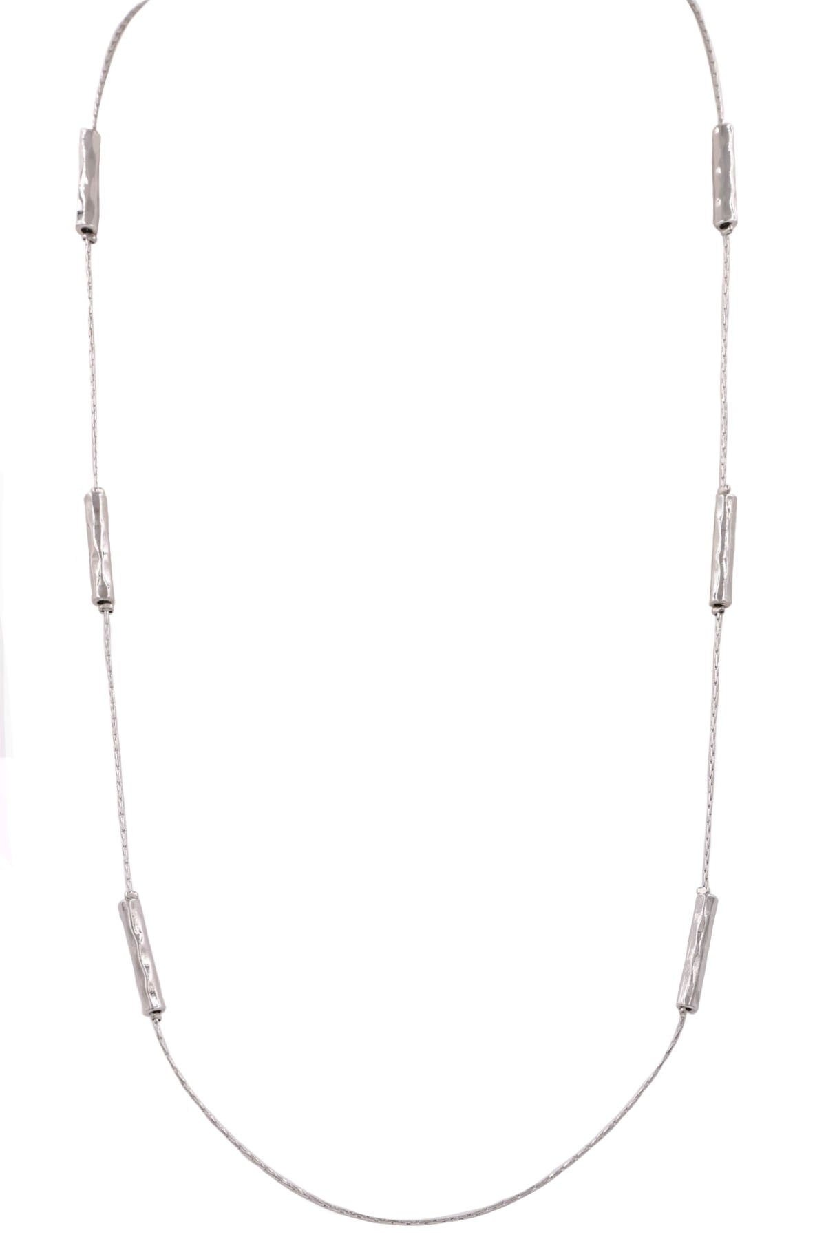 METAL BAR LINKED NECKLACE