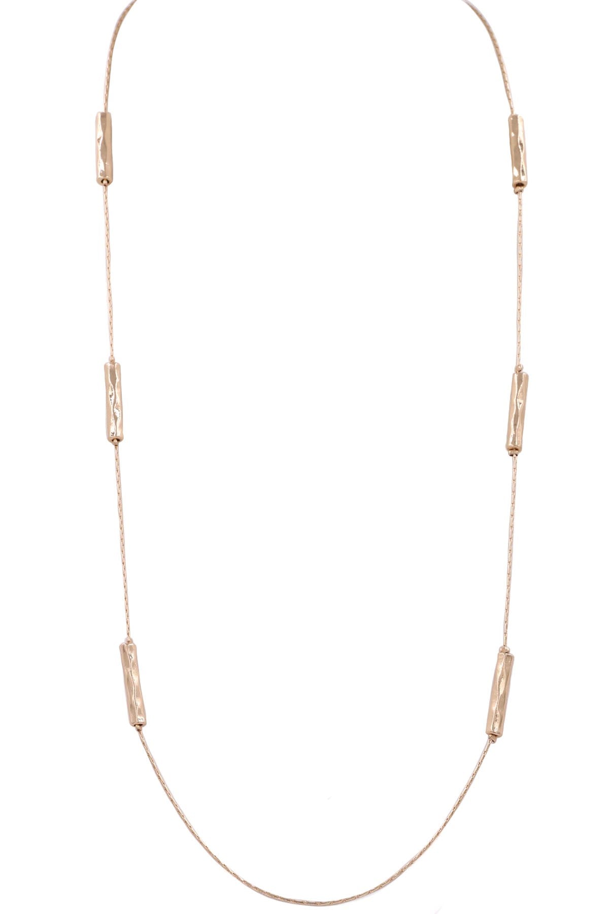 METAL BAR LINKED NECKLACE