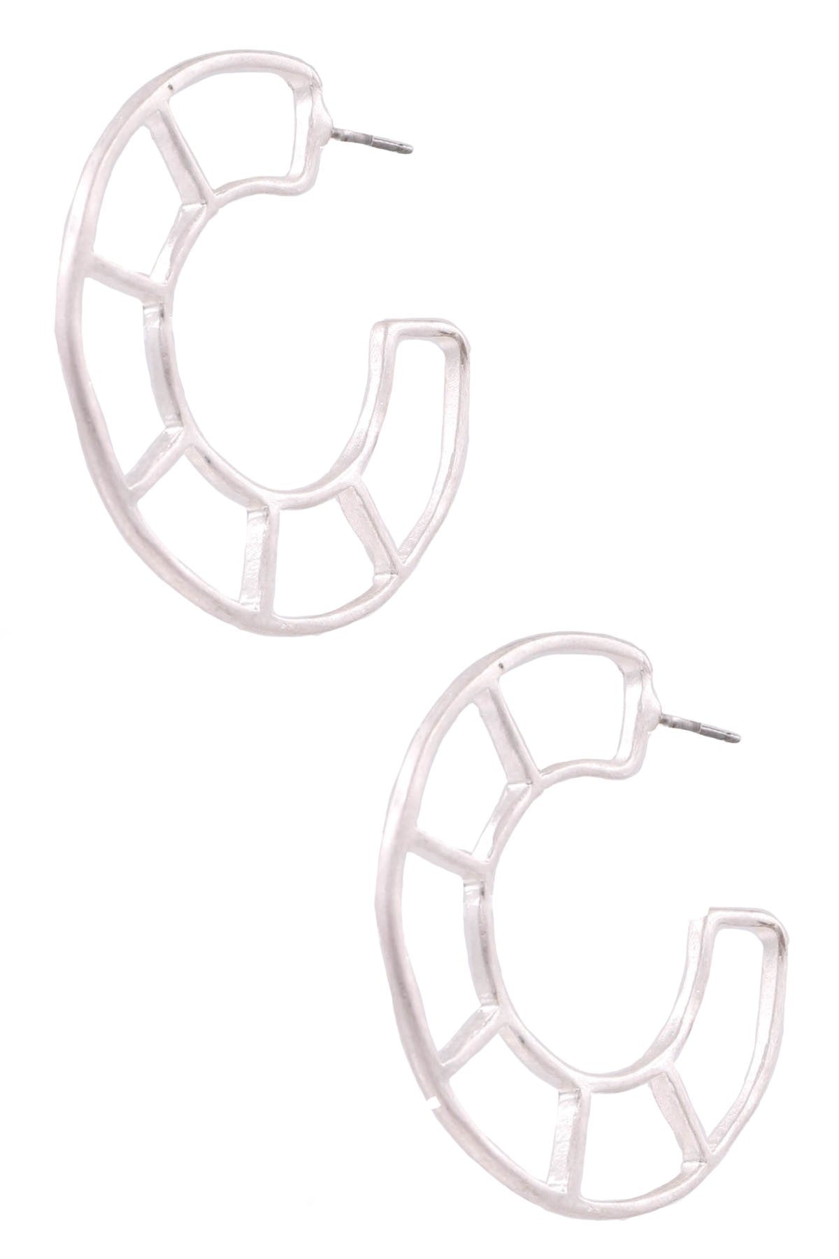 CRESCENT HOOP EARRINGS