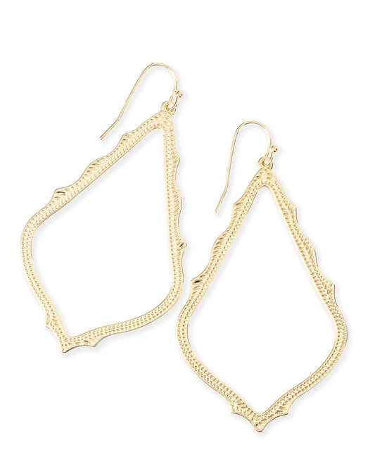 SOPHEE EARRINGS GOLD METAL